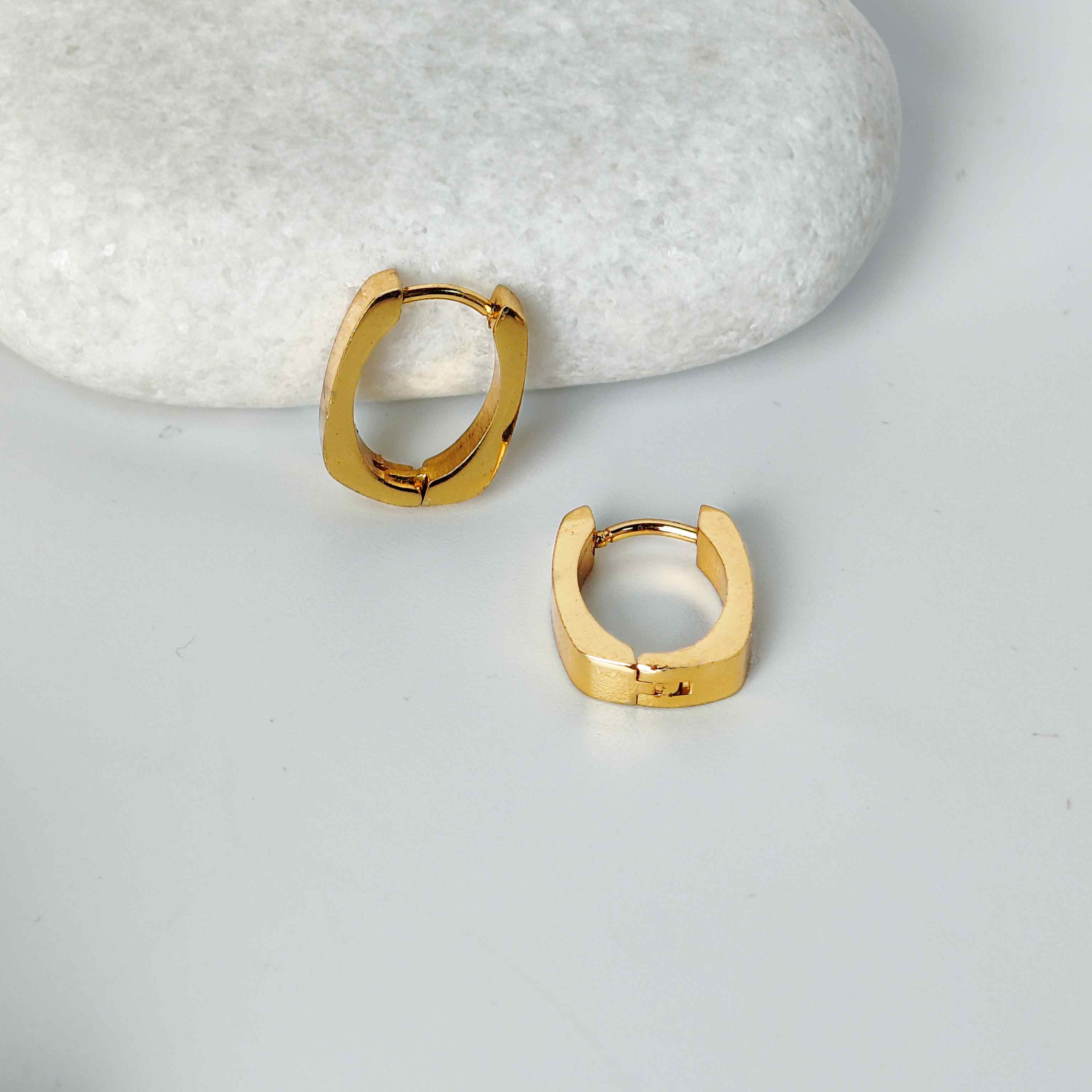 Rashvika Gold plated Hoops Earings