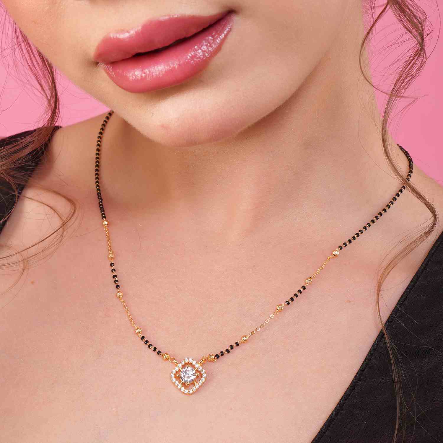 Anusha Gold Plated Mangalsutra