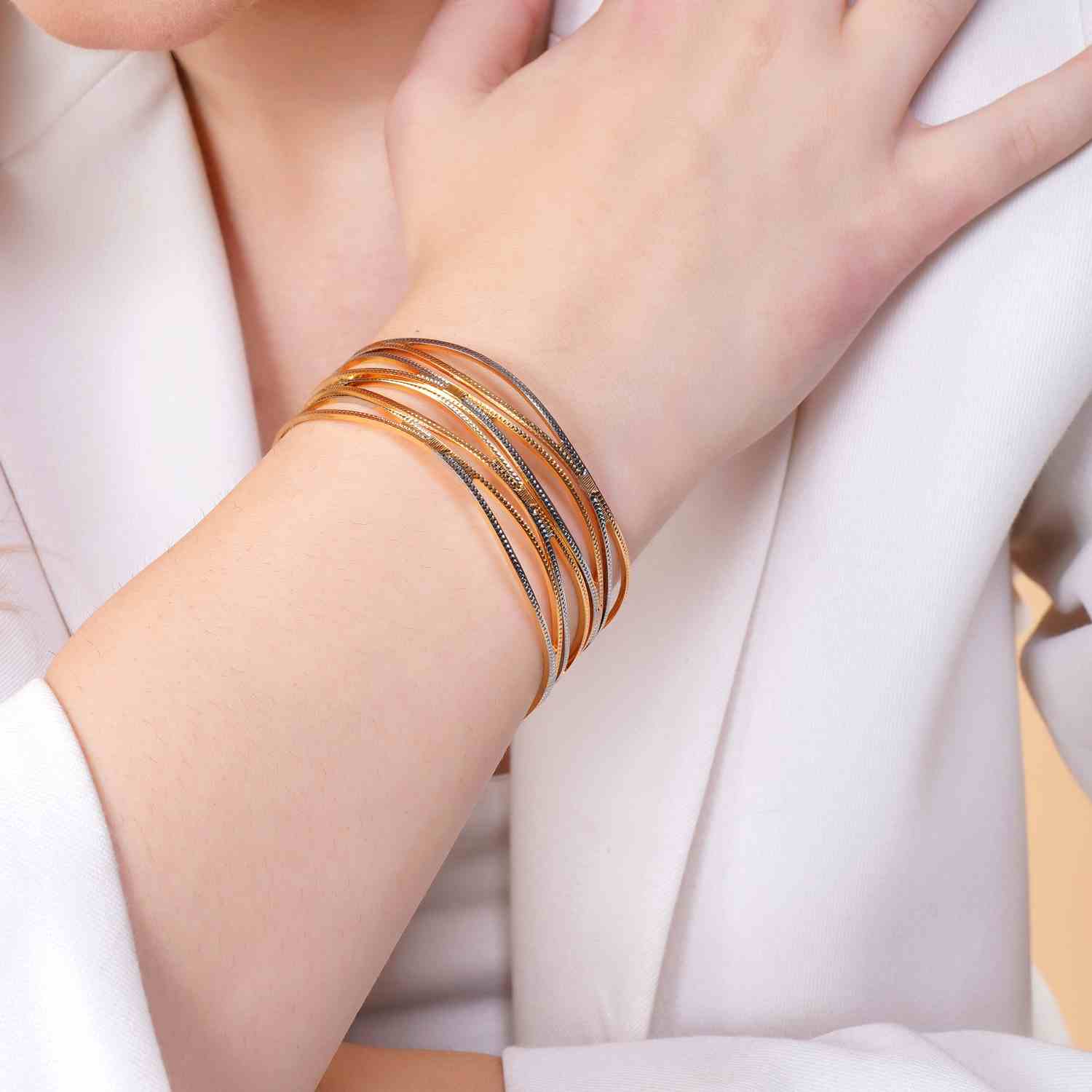 Zanira Gold Plated Bangles ( Set of 2 )