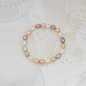 Beach Natural Freshwater Pearls Bracelet