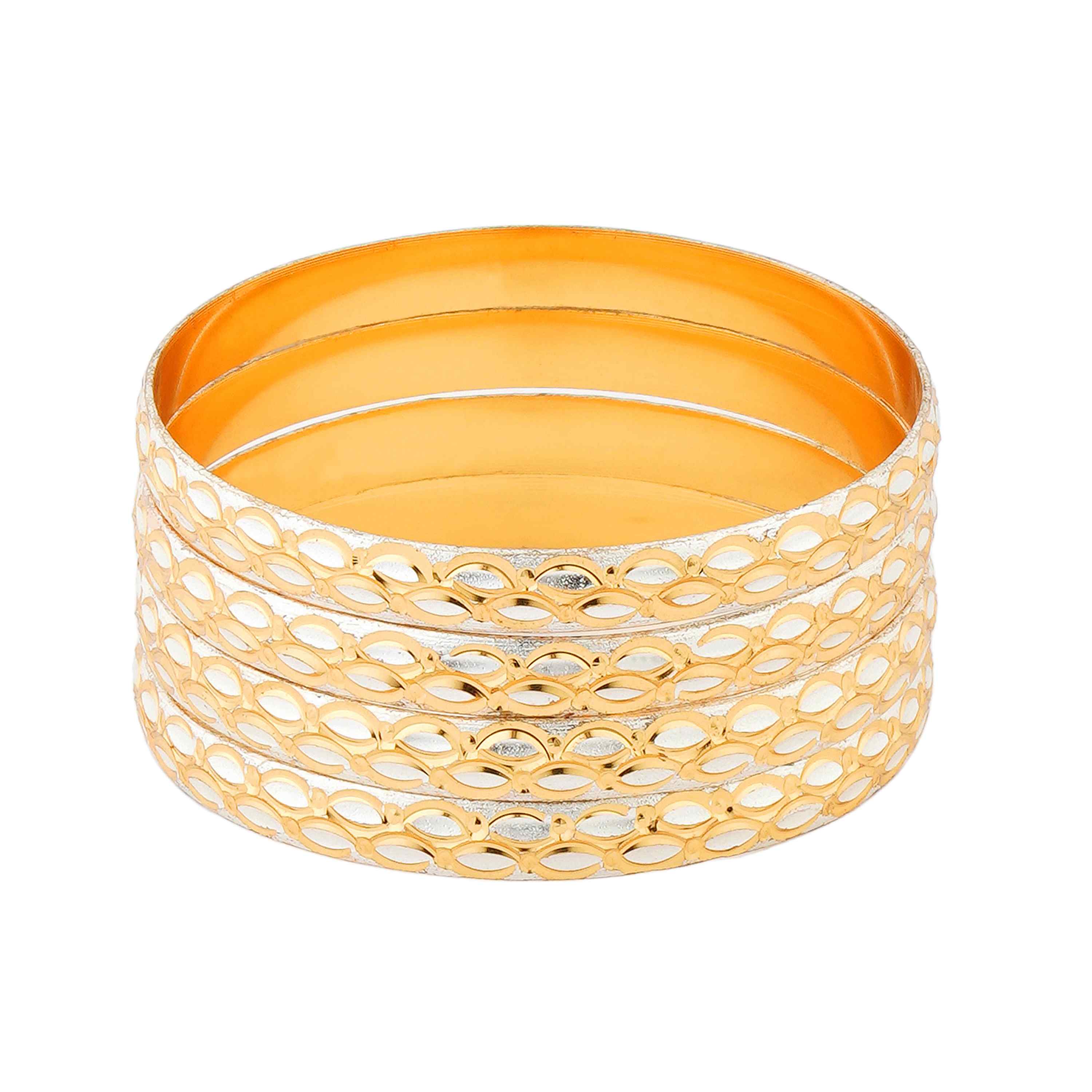 Varnika Gold Plated Bangles ( Set of 4 )