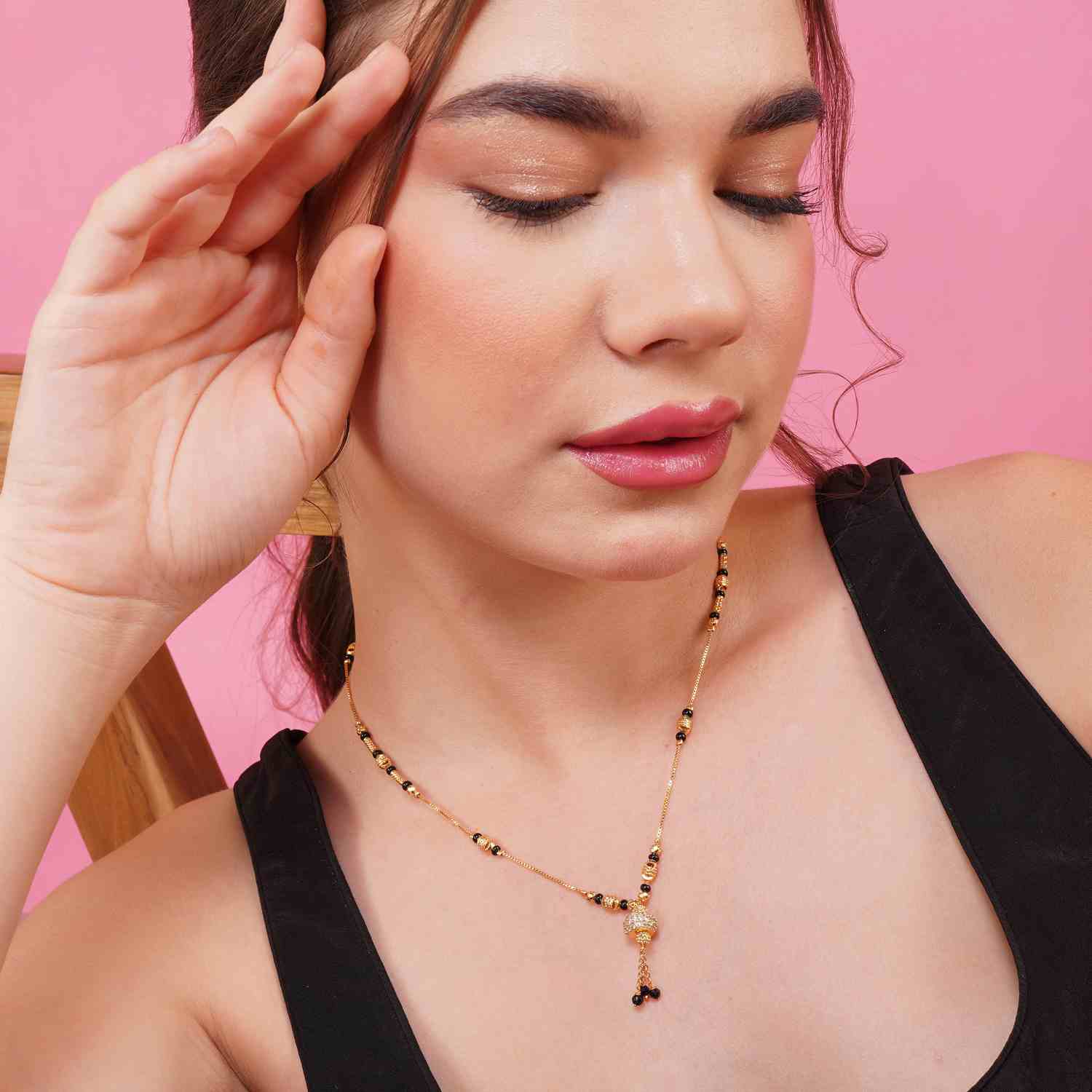 Snehal Gold Plated Mangalsutra