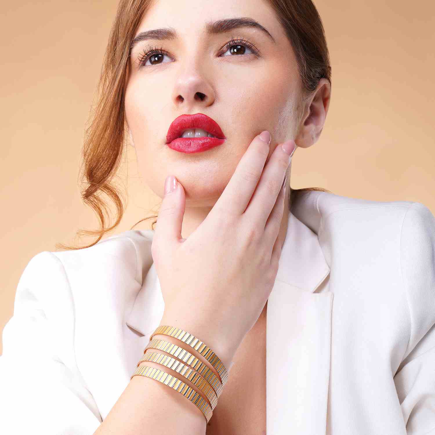 Anusiya Gold Plated Bangles ( Set of 4 )