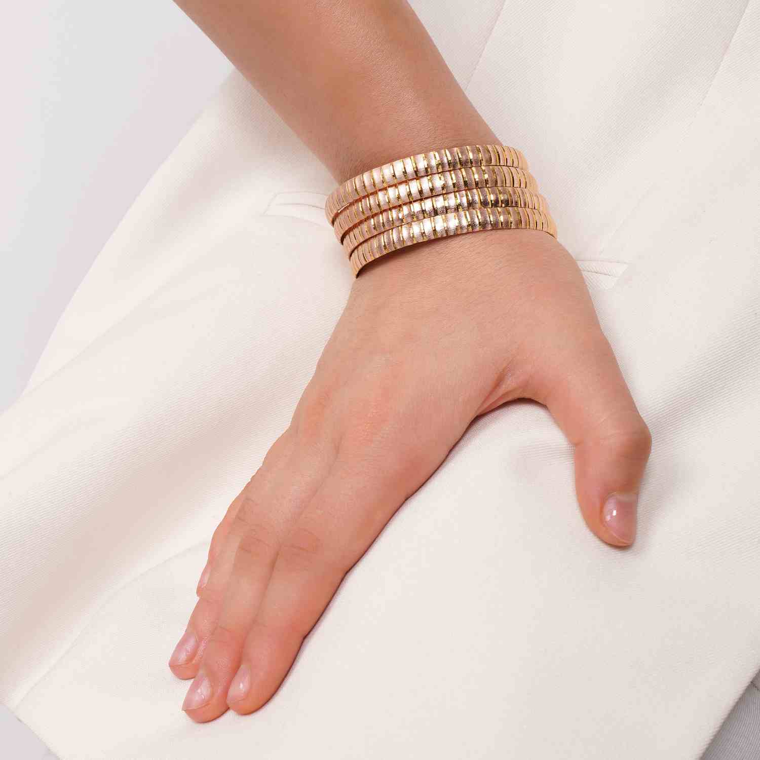 Pranvika Gold Plated Bangles ( Set of 4 )