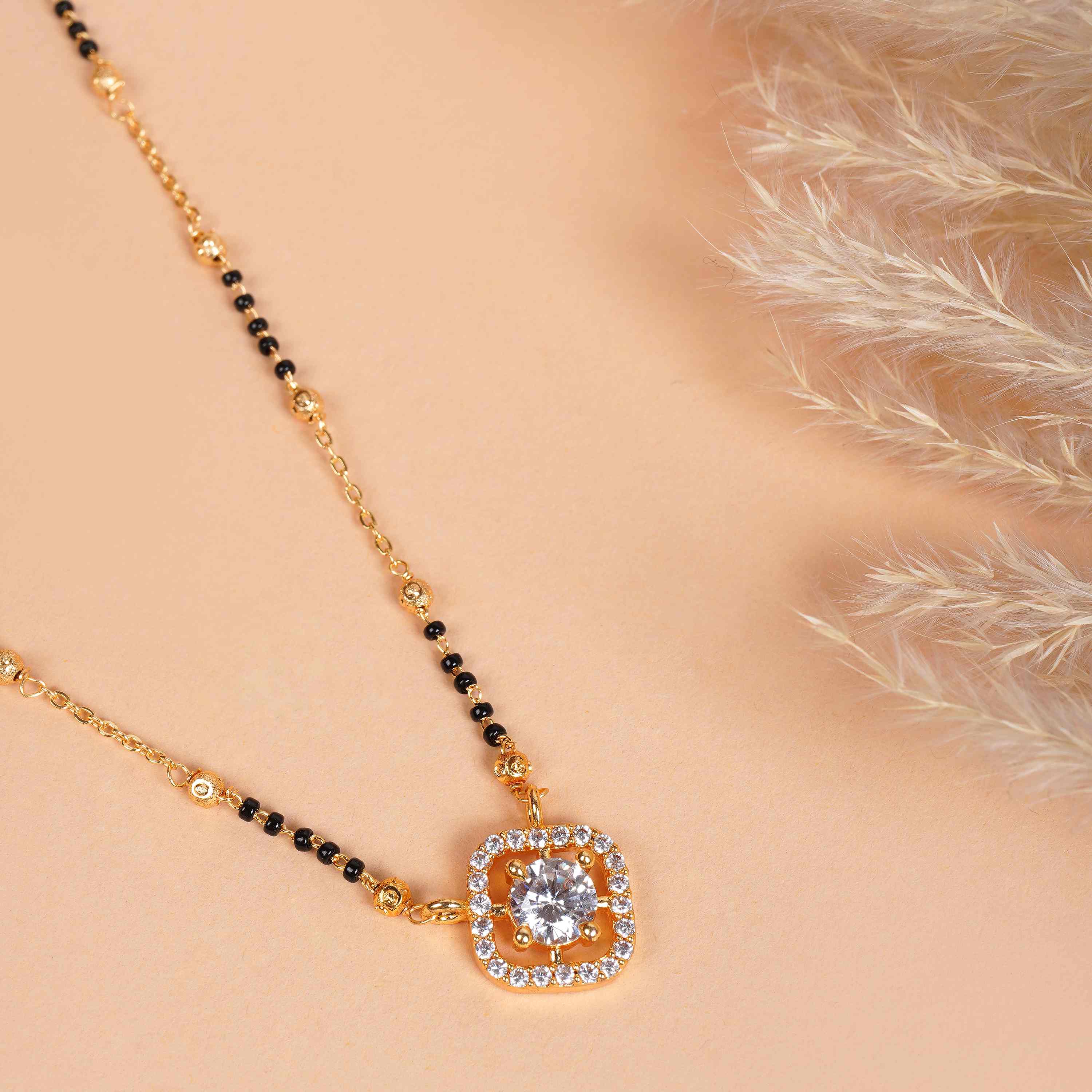 Anusha Gold Plated Mangalsutra