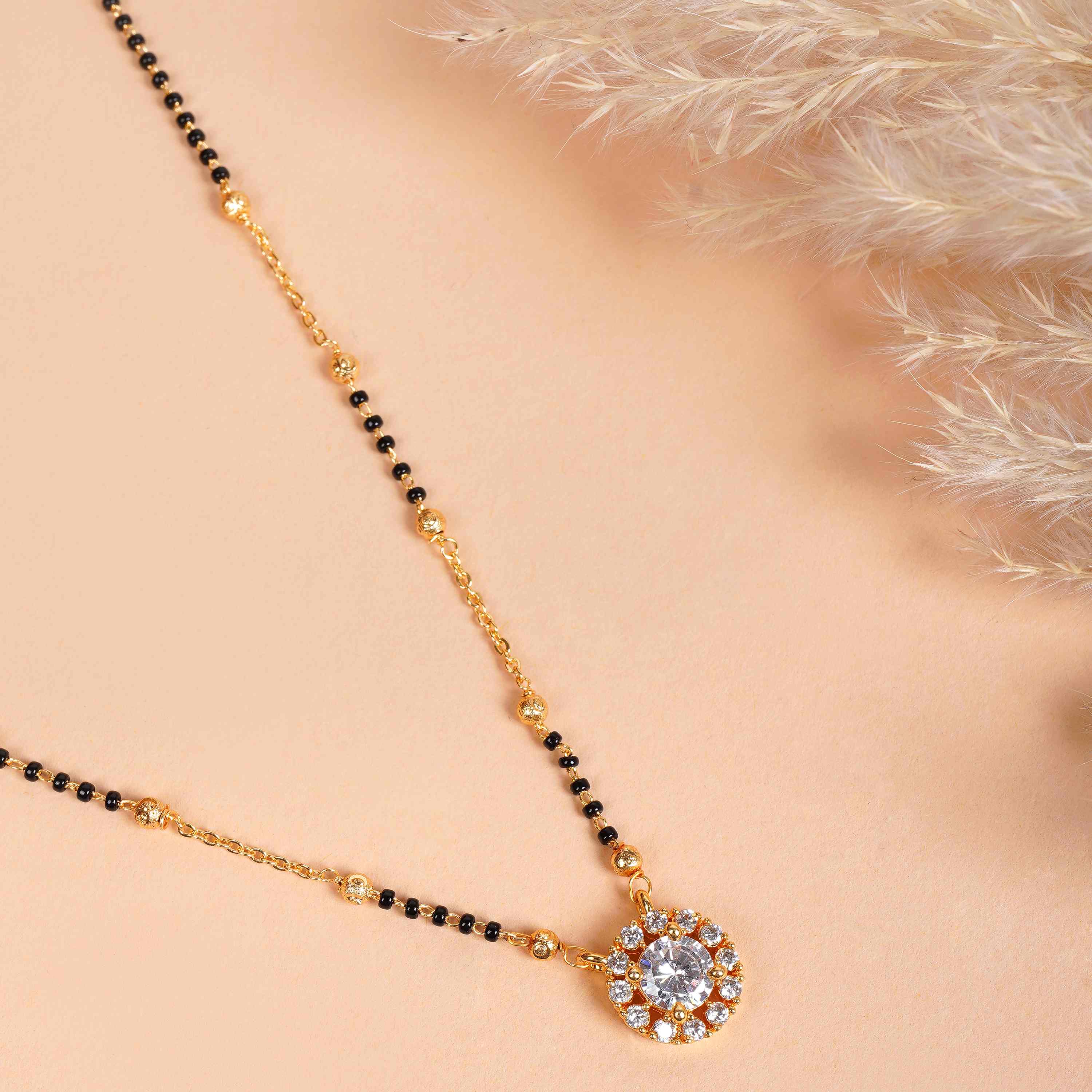 Radhika Gold Plated Mangalsutra