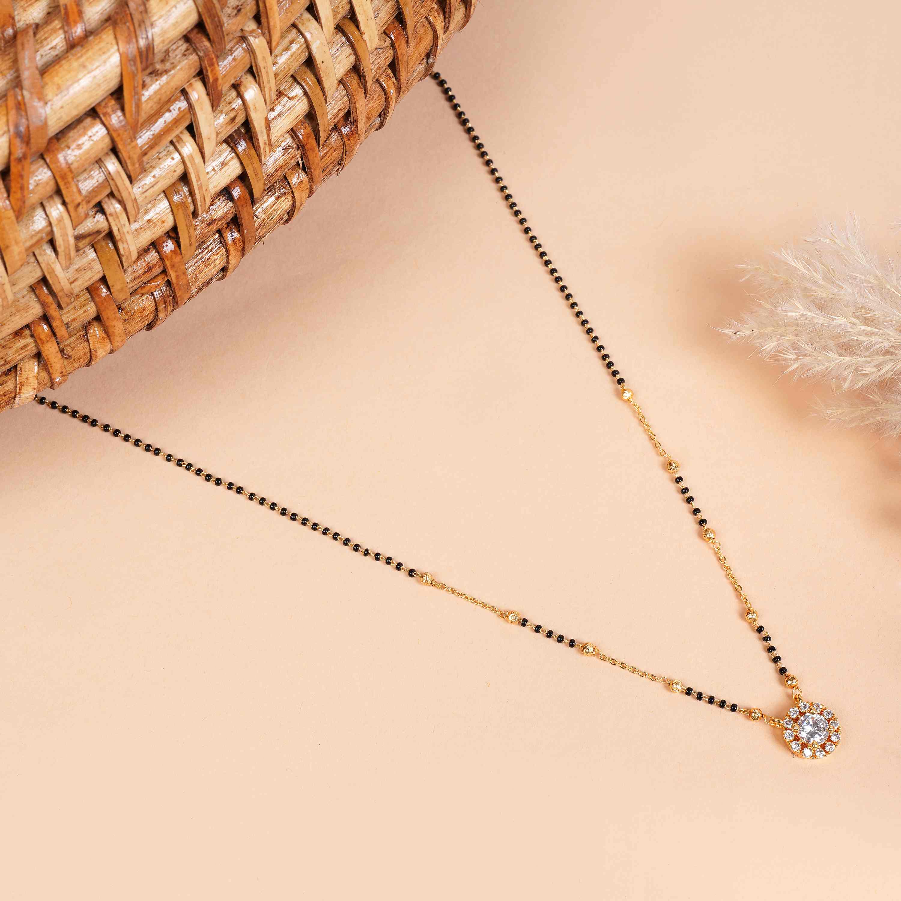 Radhika Gold Plated Mangalsutra