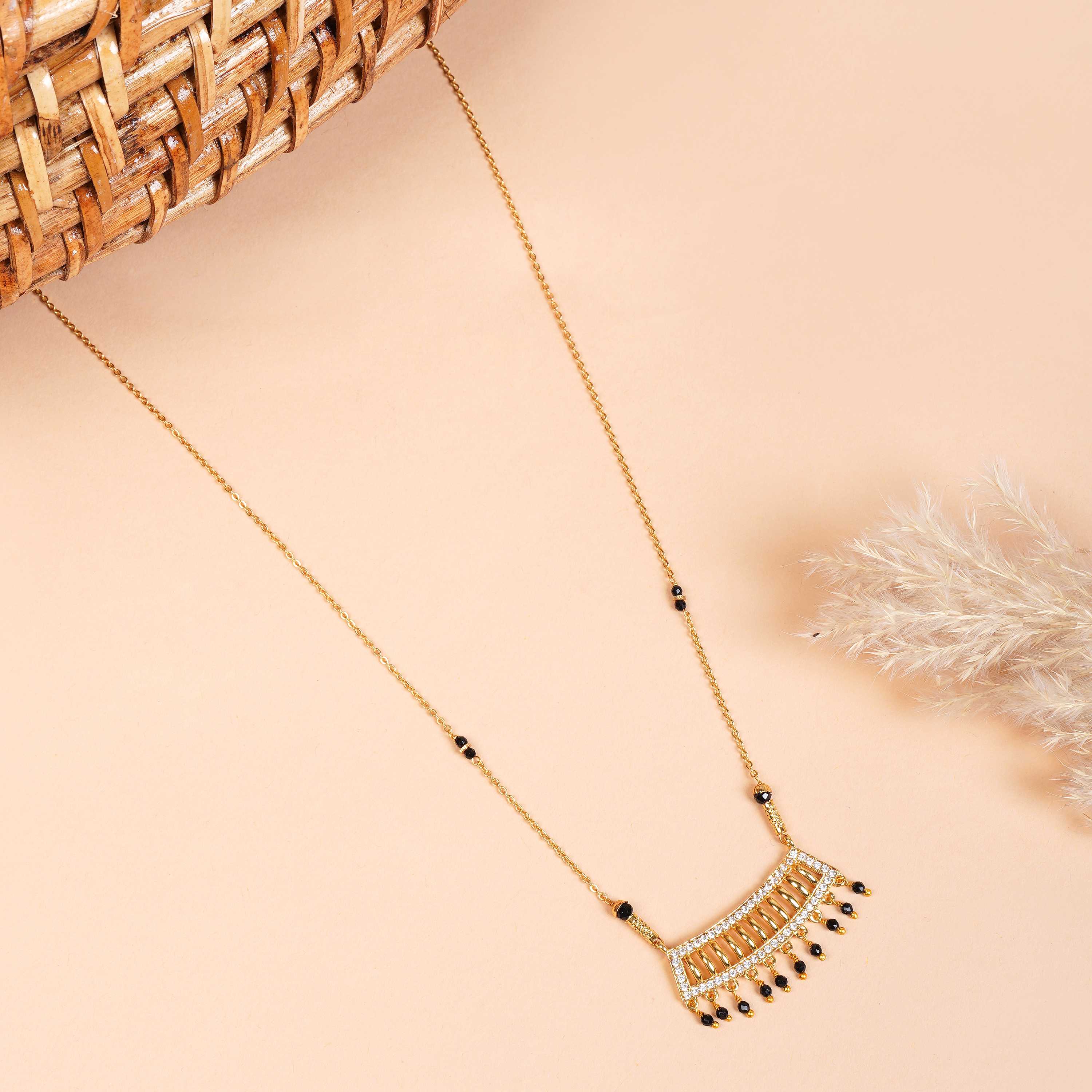 Amrita Gold plated Mangalsutra