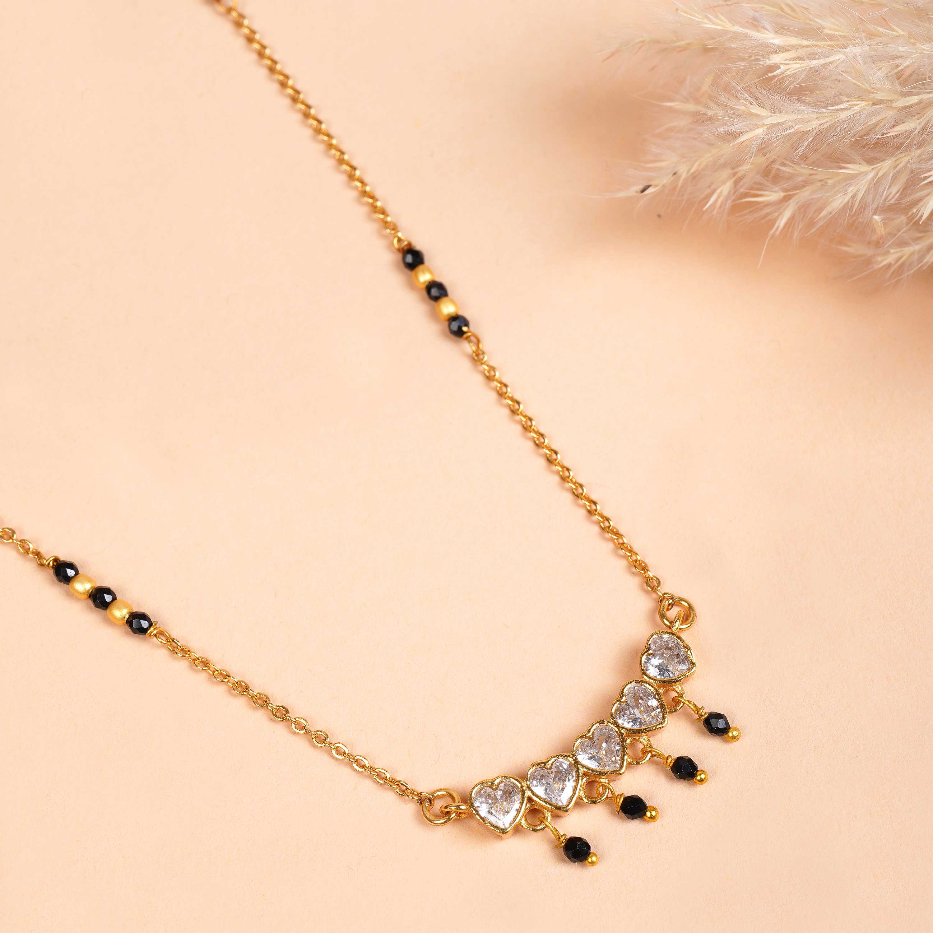 Nikita Gold Plated Mangalsutra