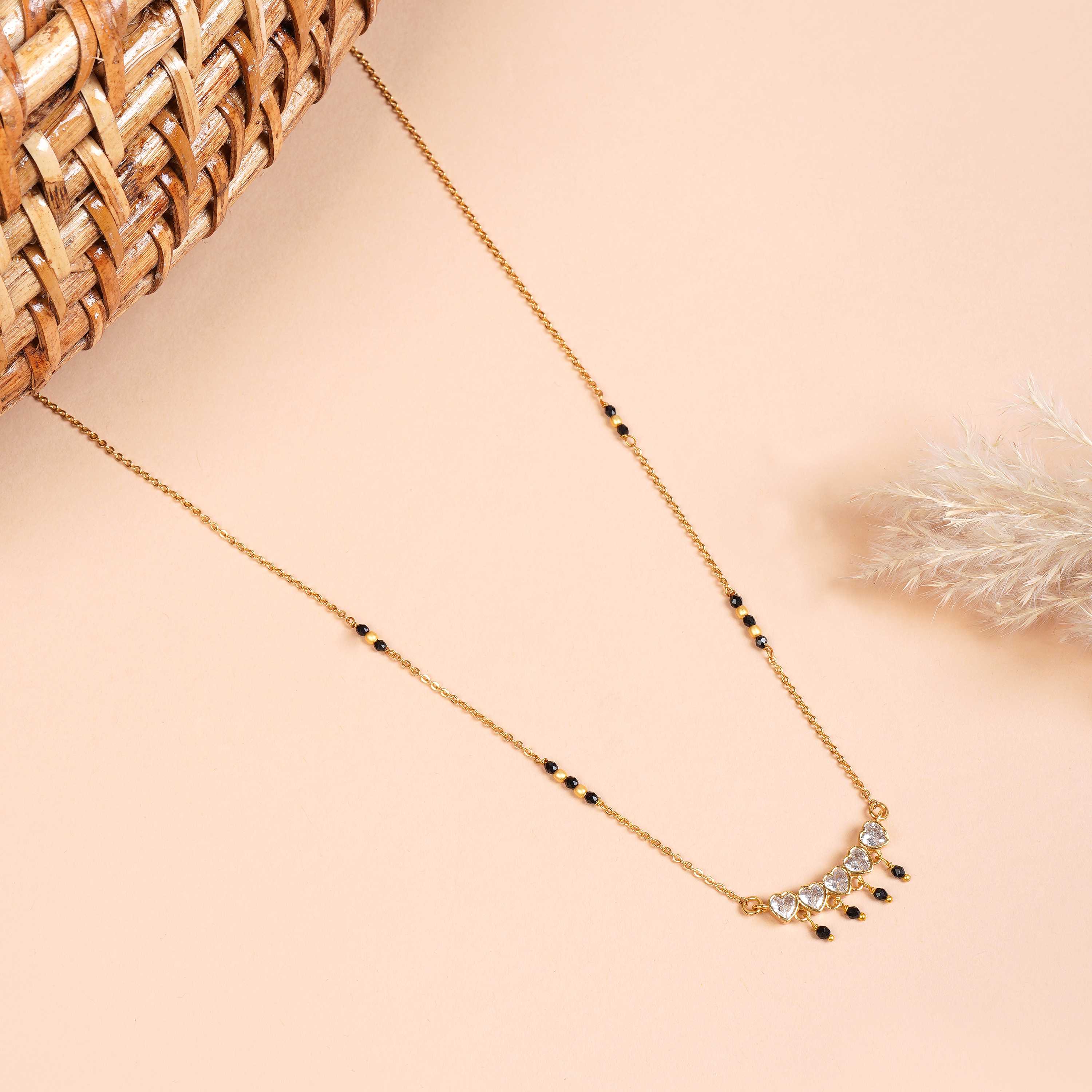 Nikita Gold Plated Mangalsutra