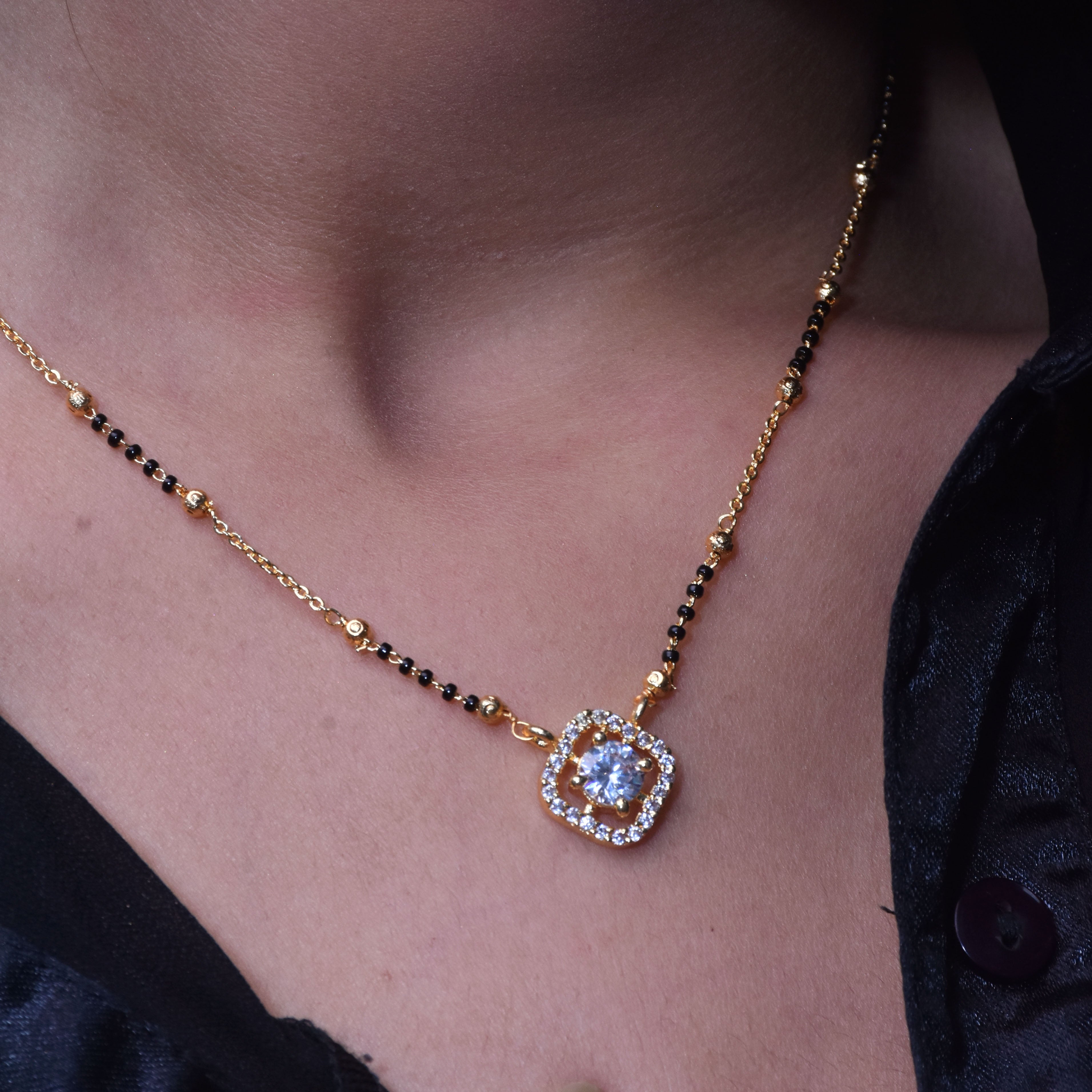 Anusha Gold Plated Mangalsutra