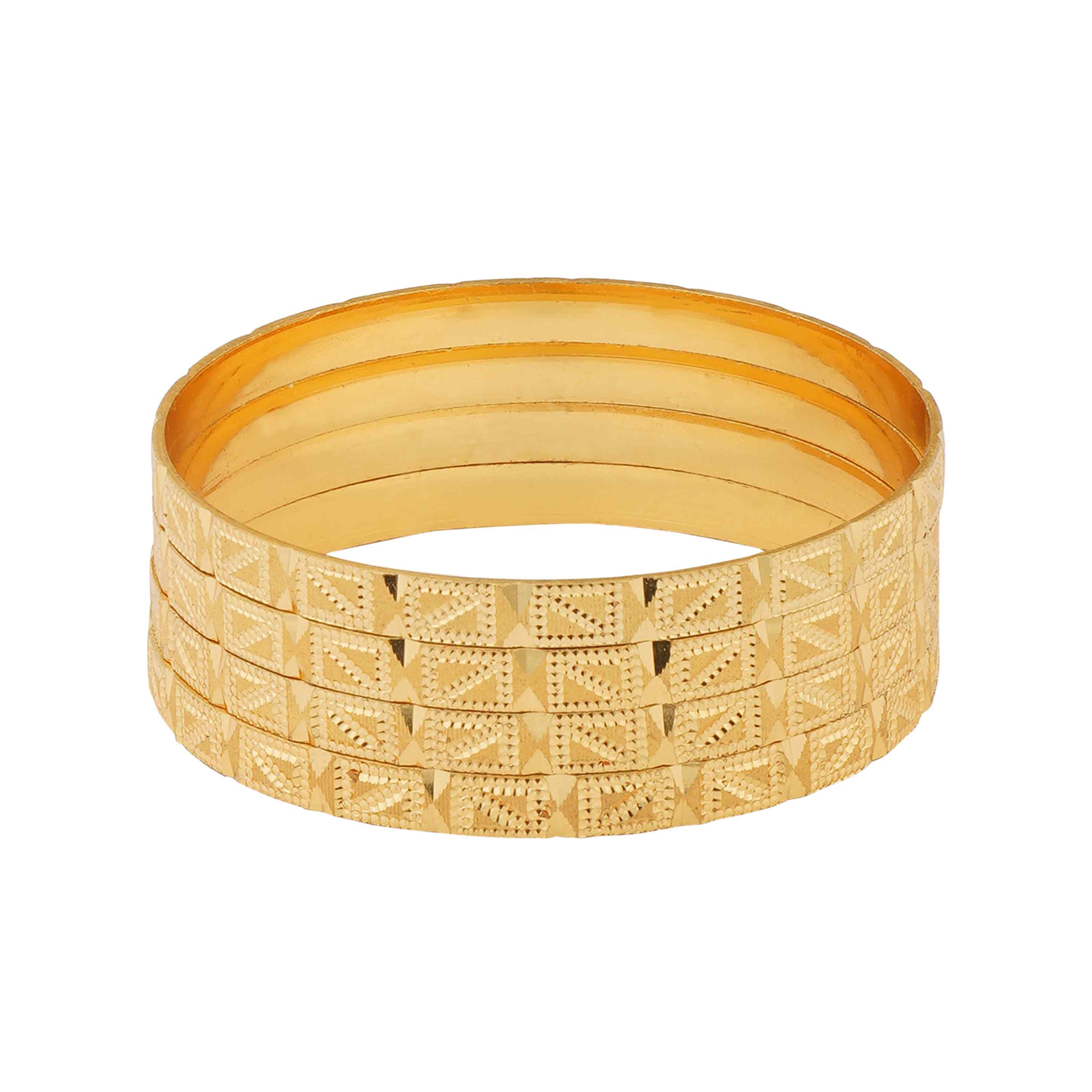 Avanika Gold Plated Bangles ( Set of 4 )