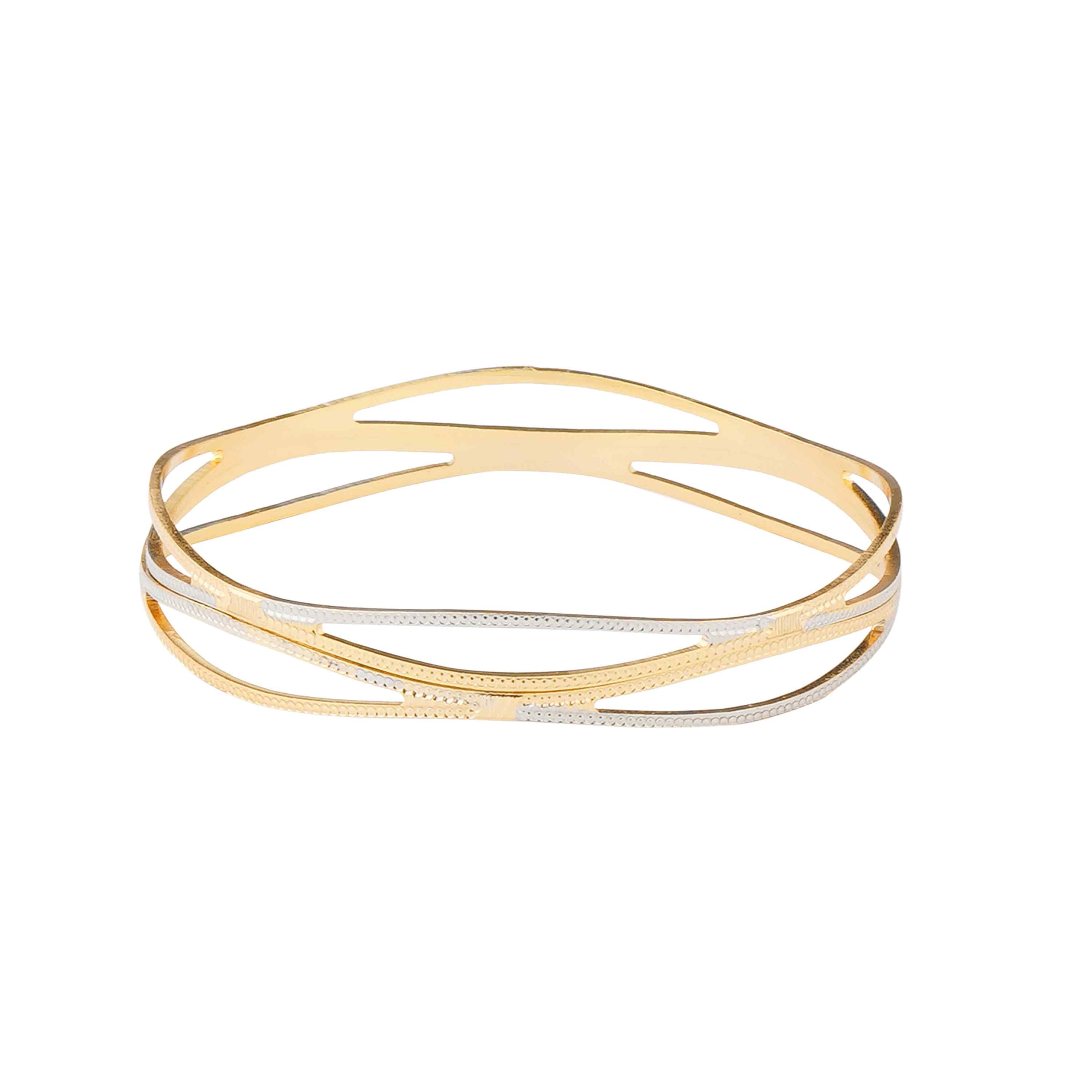 Zanira Gold Plated Bangles ( Set of 2 )