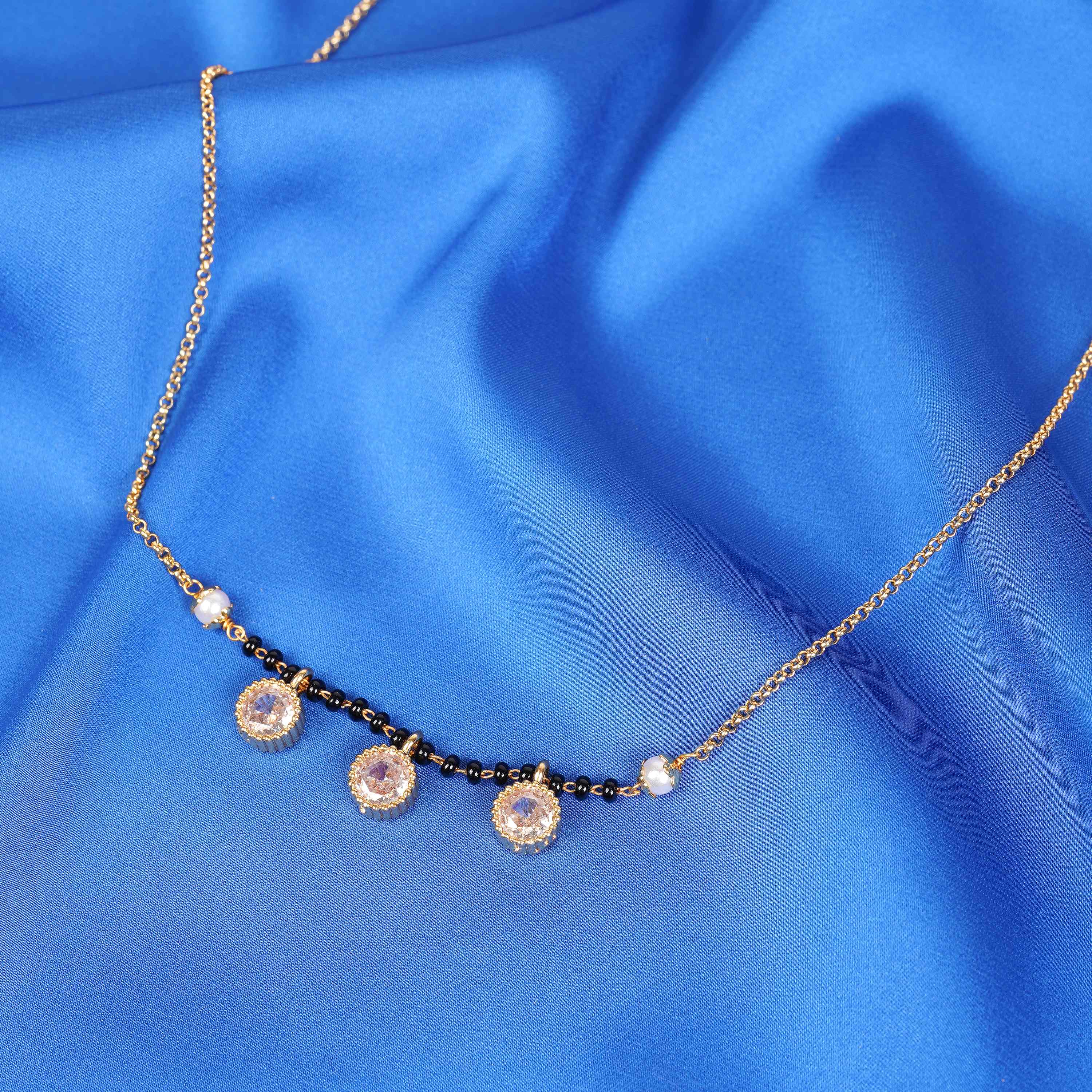 Alka Gold plated Mangalsutra