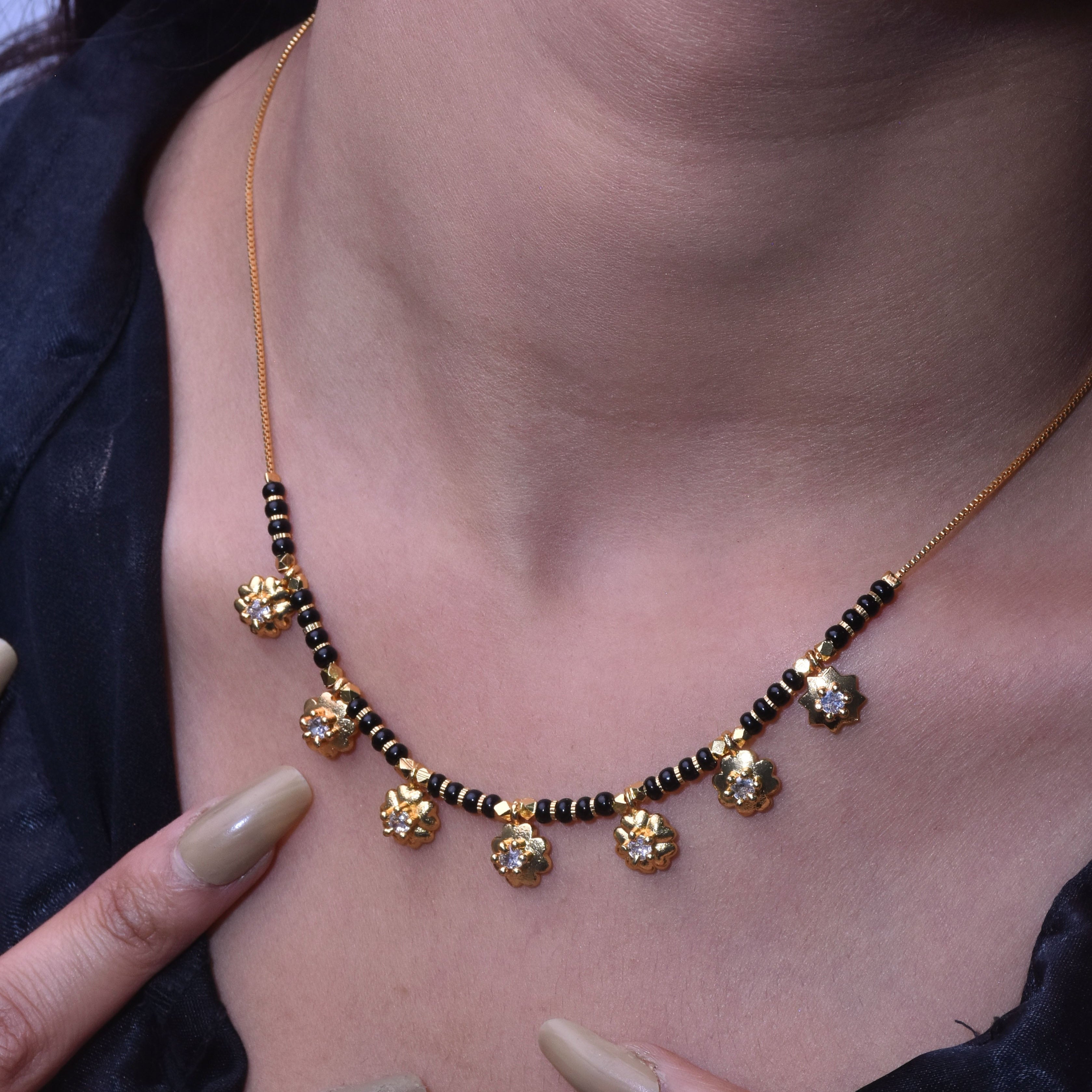 Samaira Gold Plated Mangalsutra