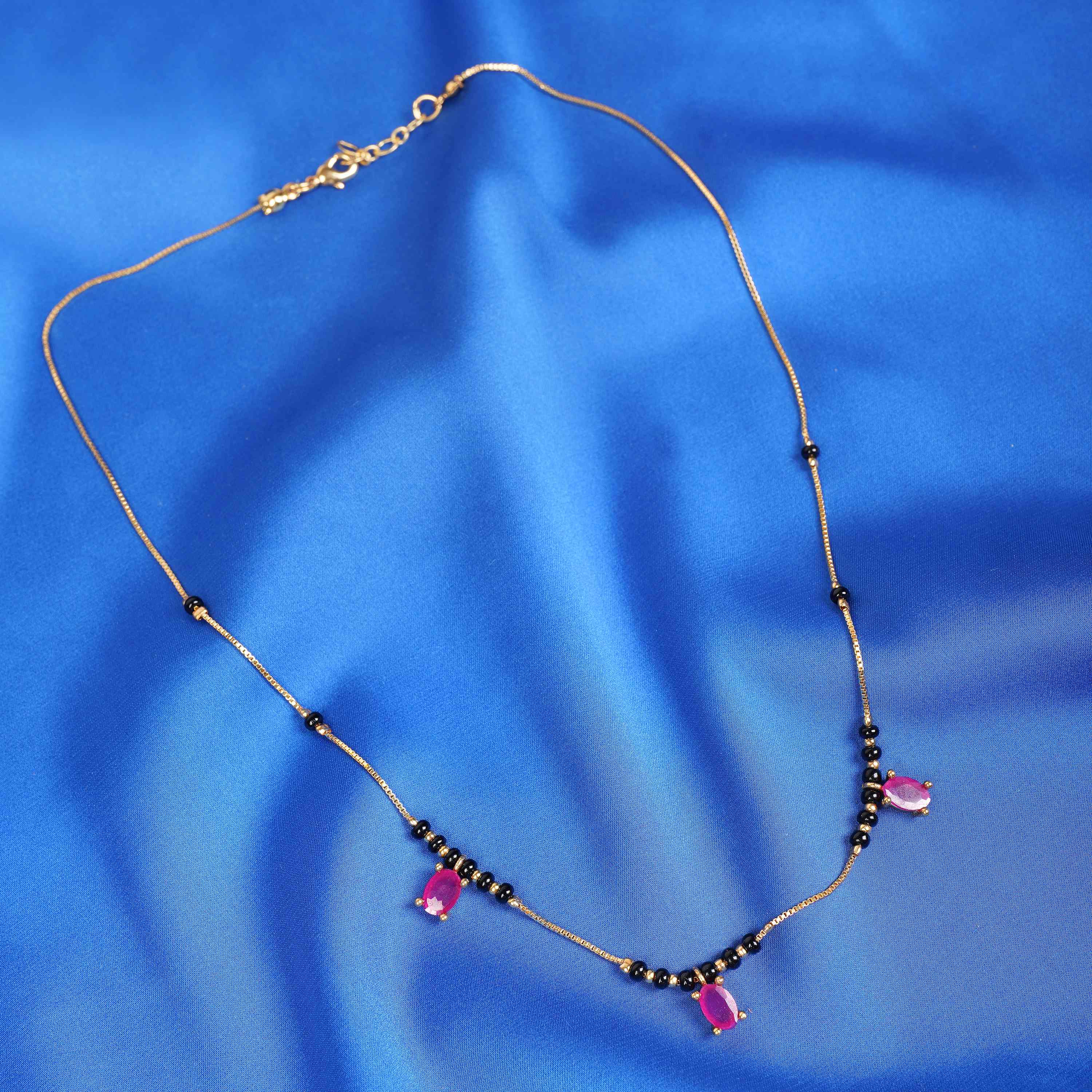 Kiara Gold Plated Mangalsutra