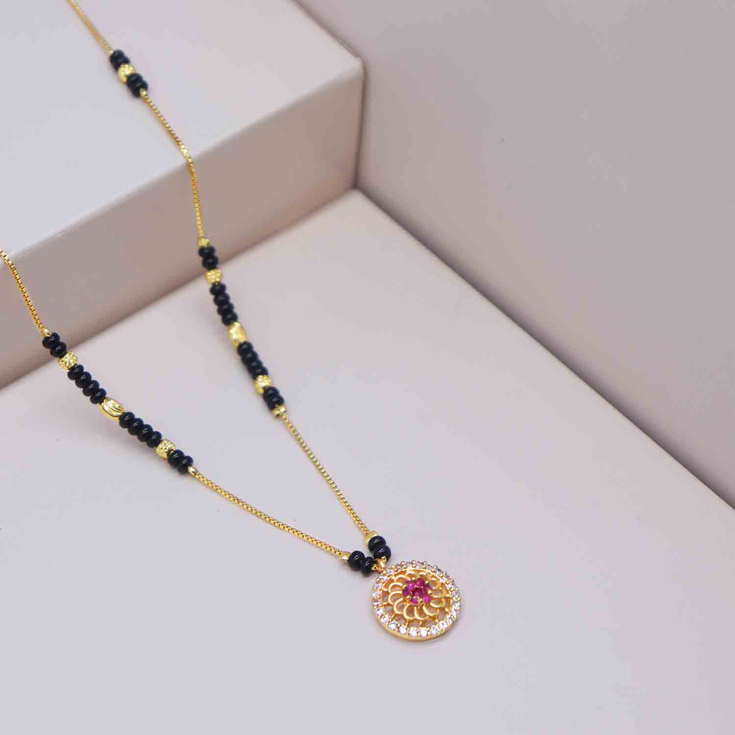 Akanksha Gold Plated Mangalsutra necklace