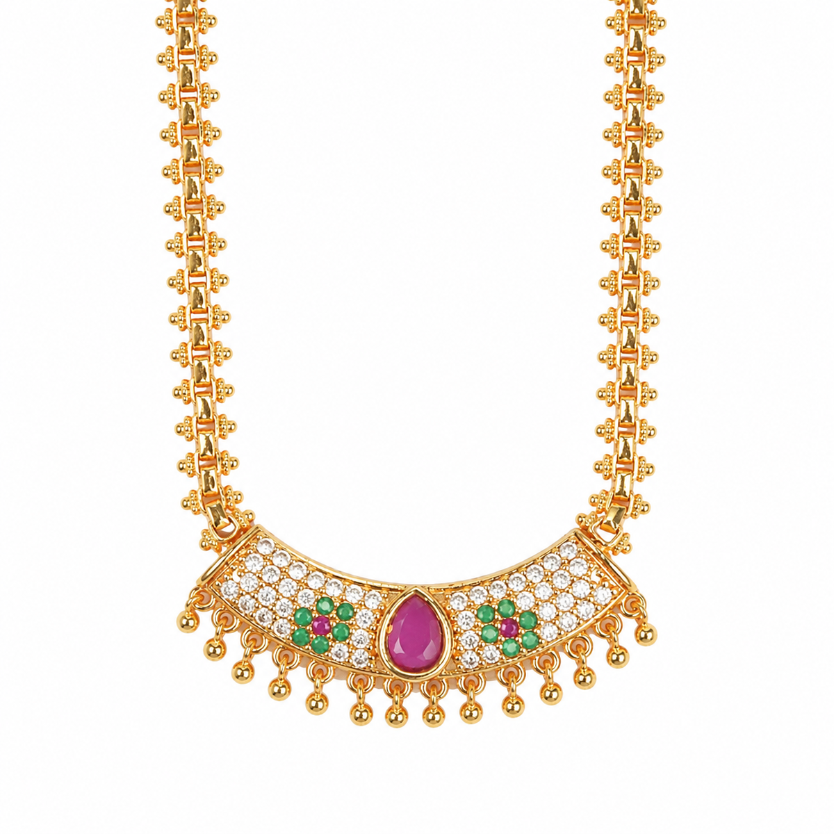 Tanvi Gold Plated Necklace