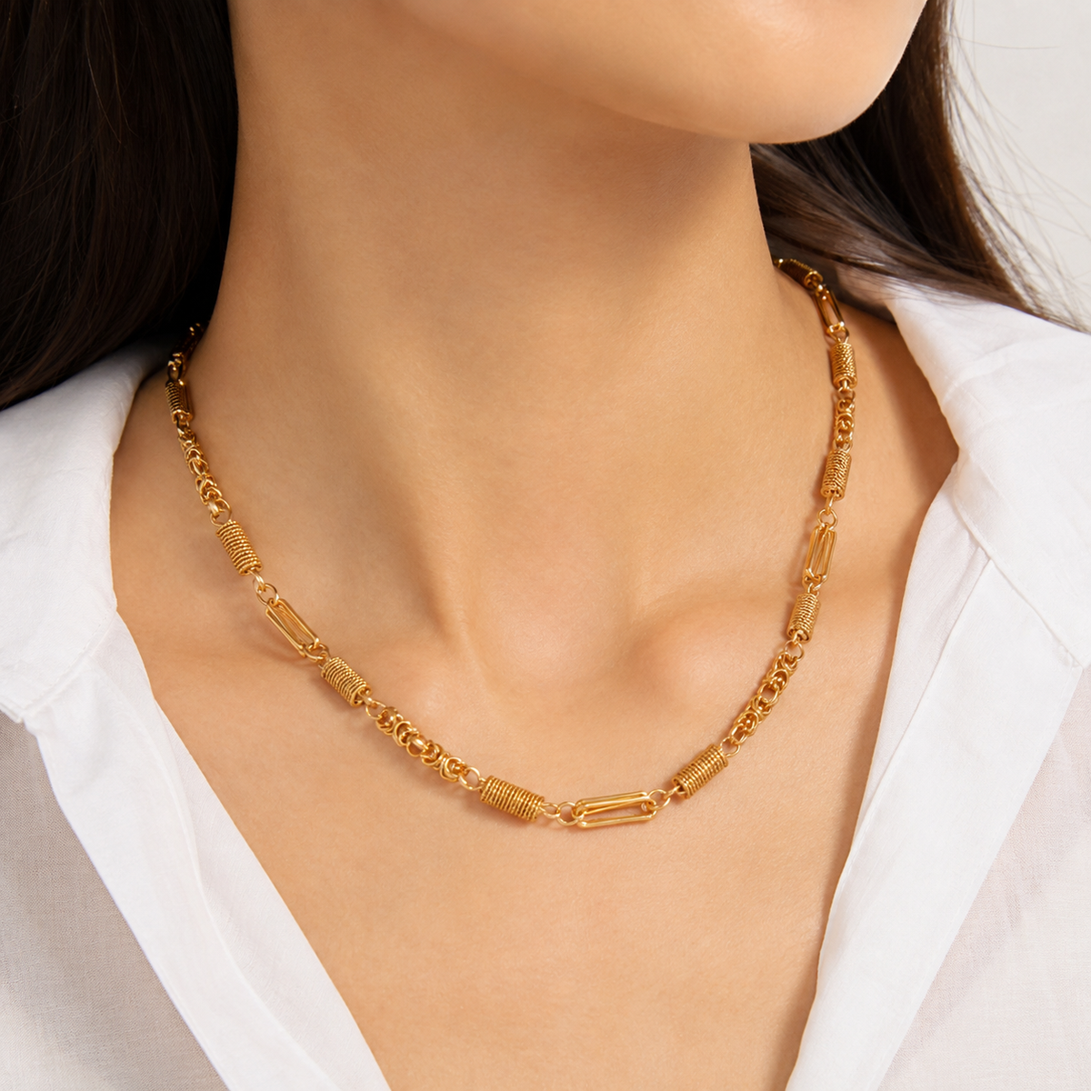 Pallavi Gold Plated Chain
