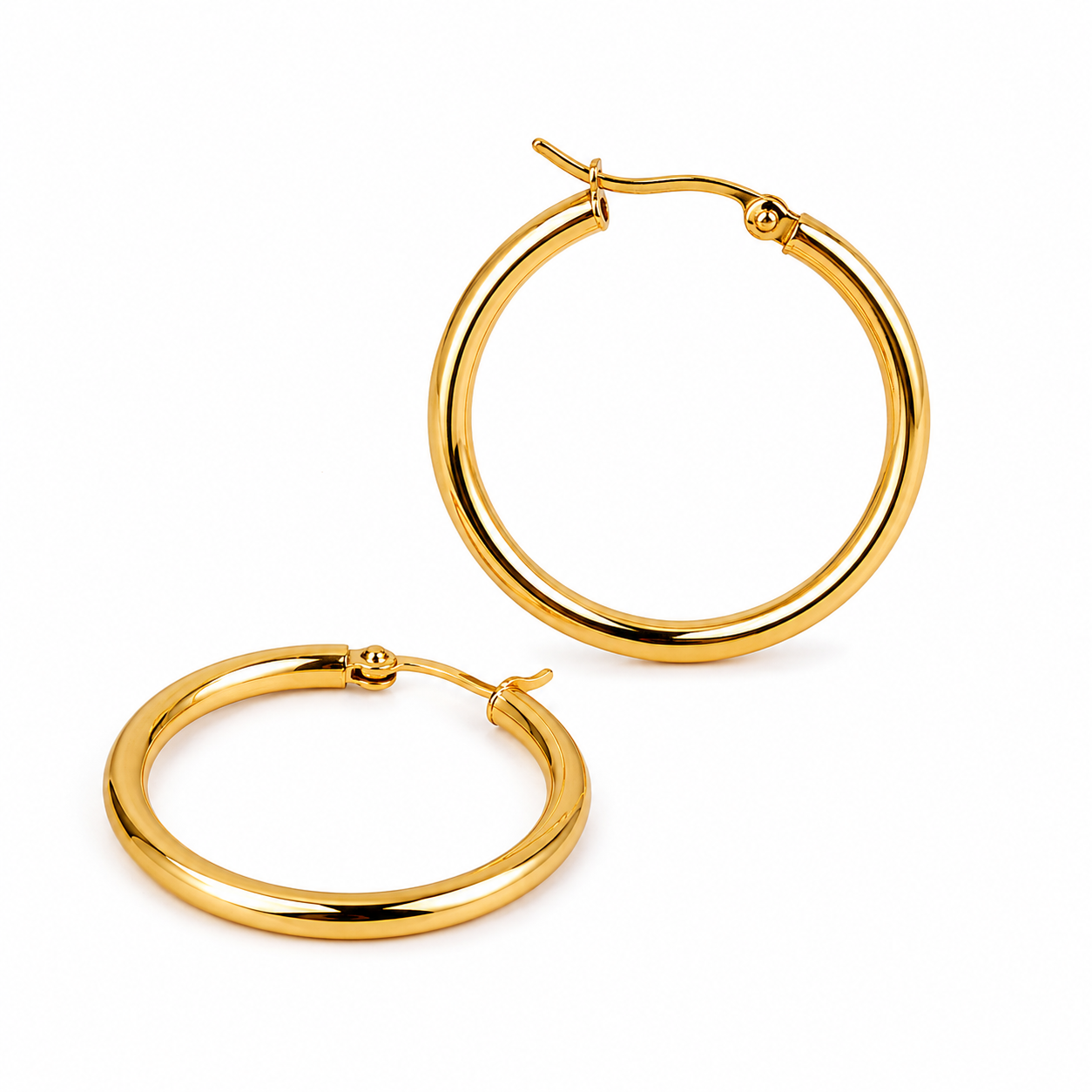 Vedanti Gold plated Hoops Earings