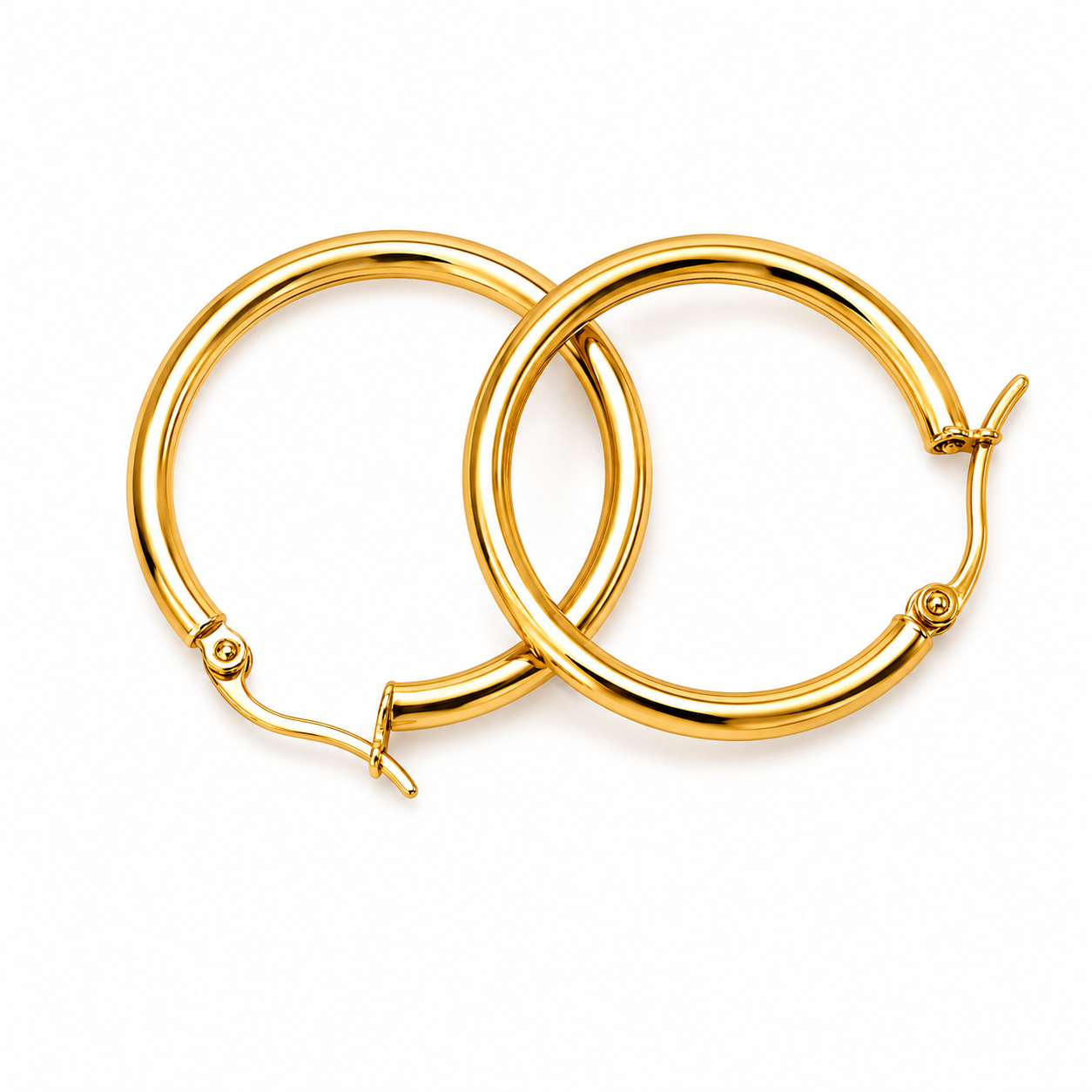 Vedanti Gold plated Hoops Earings
