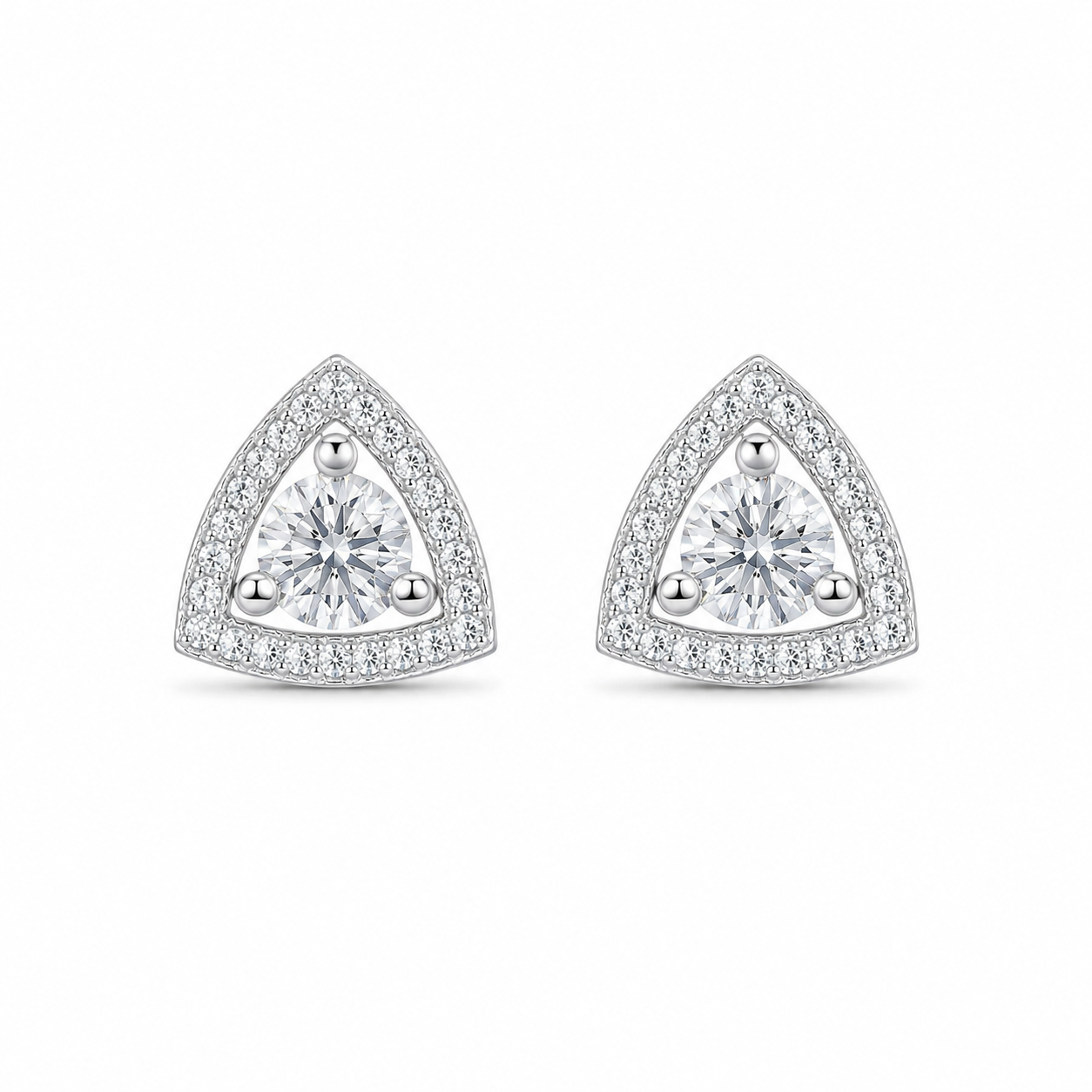 Eshita CZ Diamond cut Stud Earrings