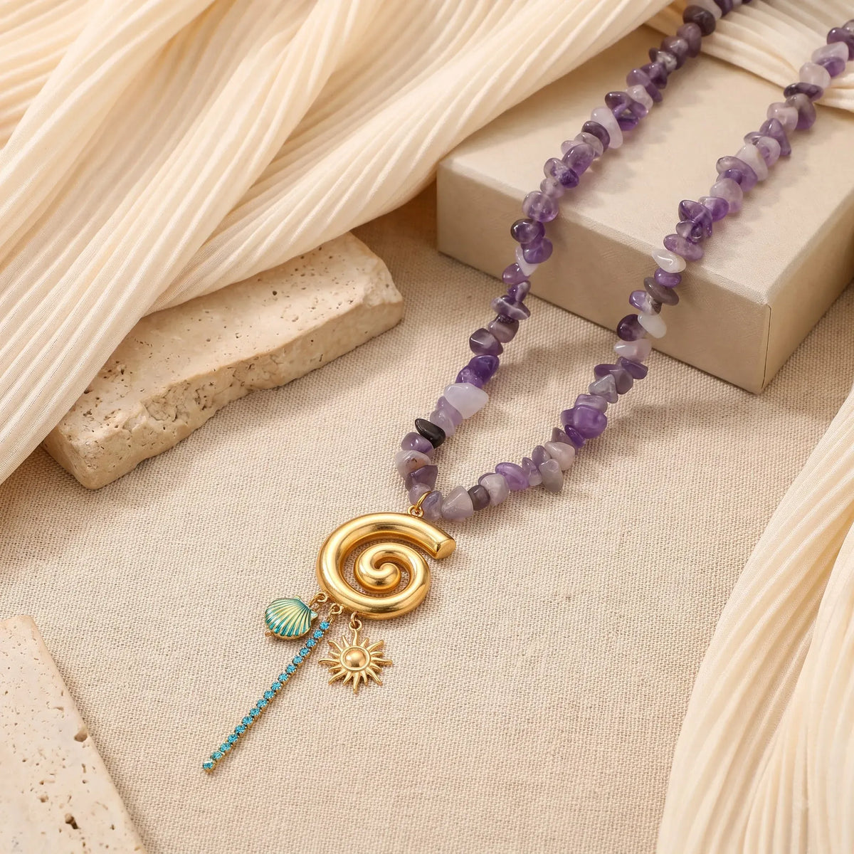 Anjali Gold Plated Necklace