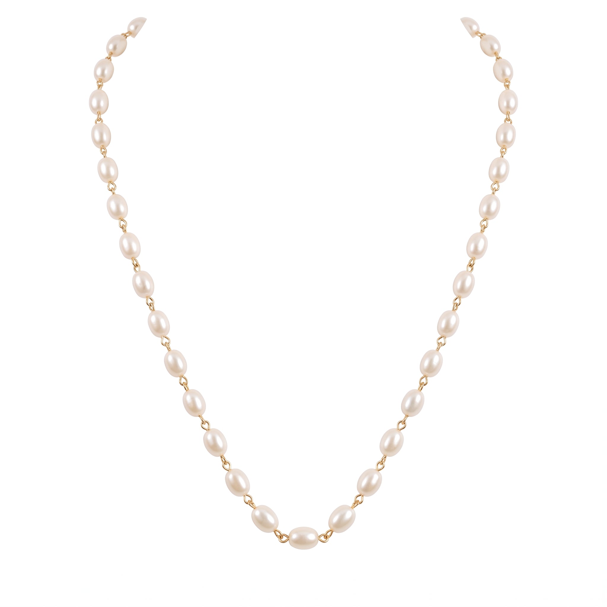 Muktaa Oval Pearl Mala