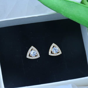 Eshita CZ Diamond cut Stud Earrings