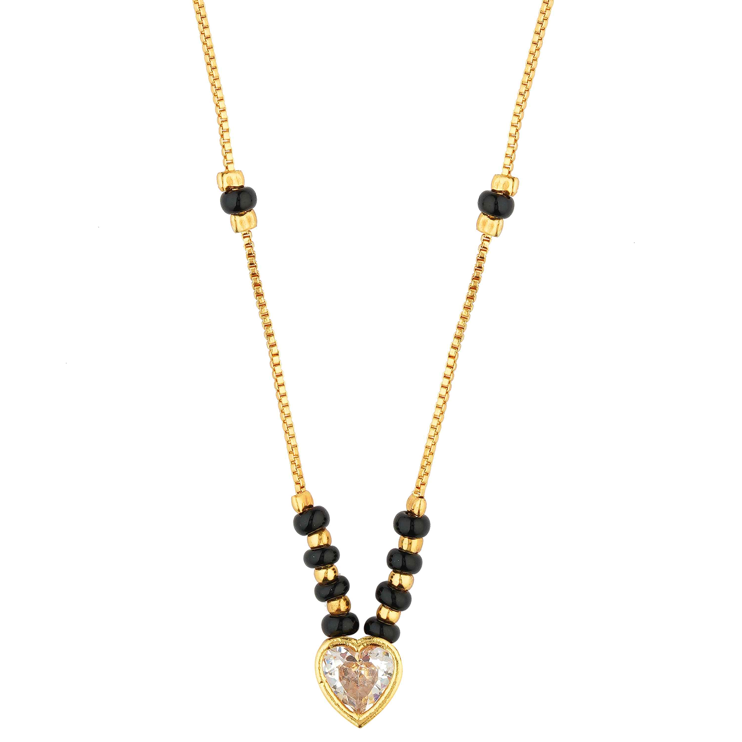 Elegant gold plated mangalsutra from GUFI