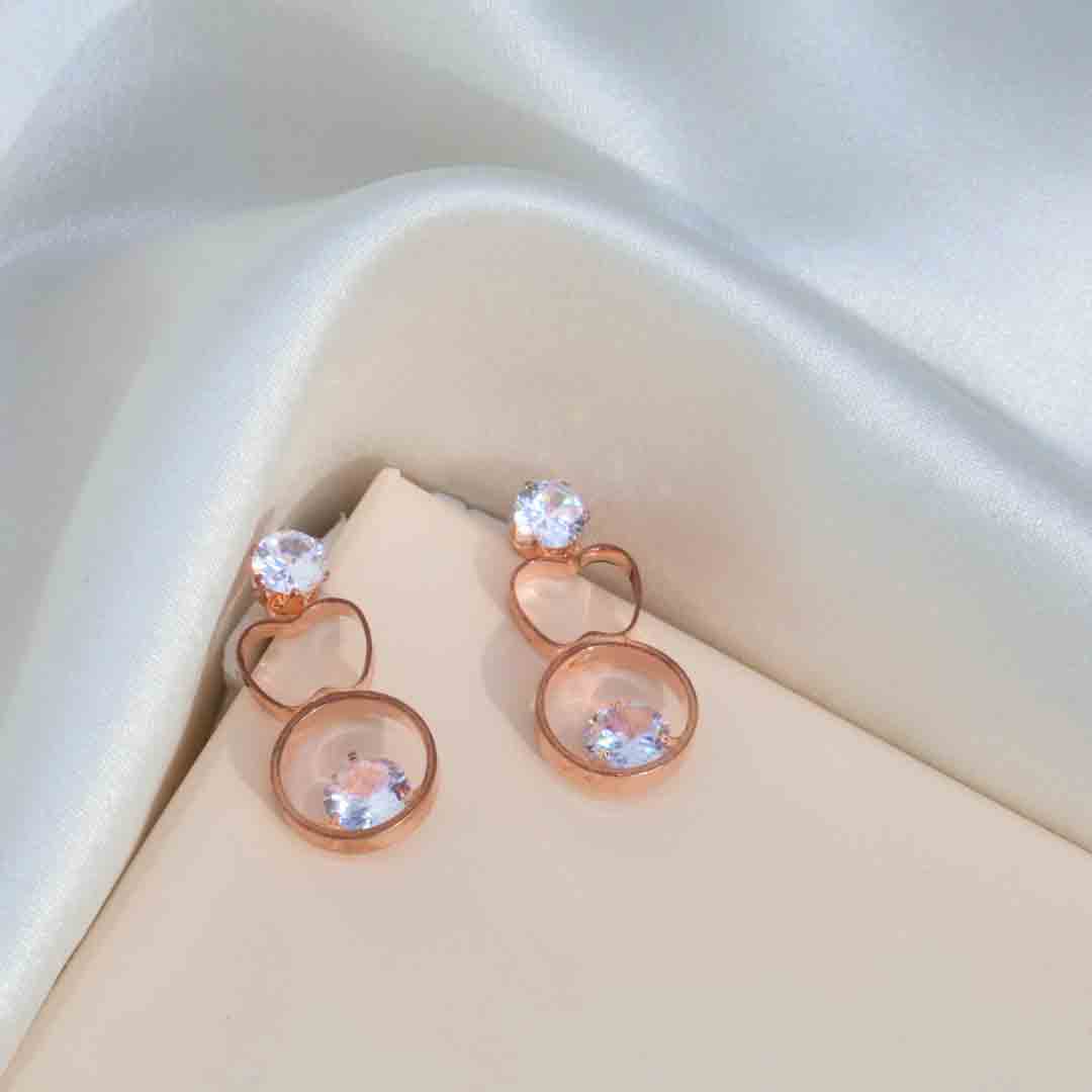 Ruvika Solitaire Earrings