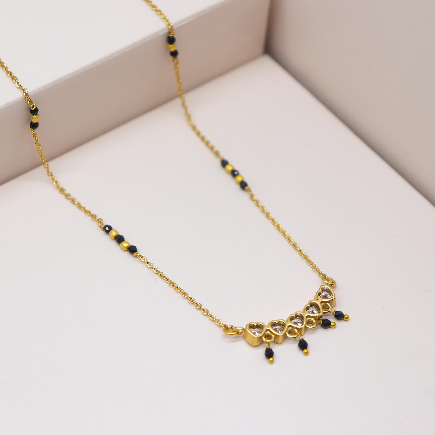 Nikita Gold Plated Mangalsutra