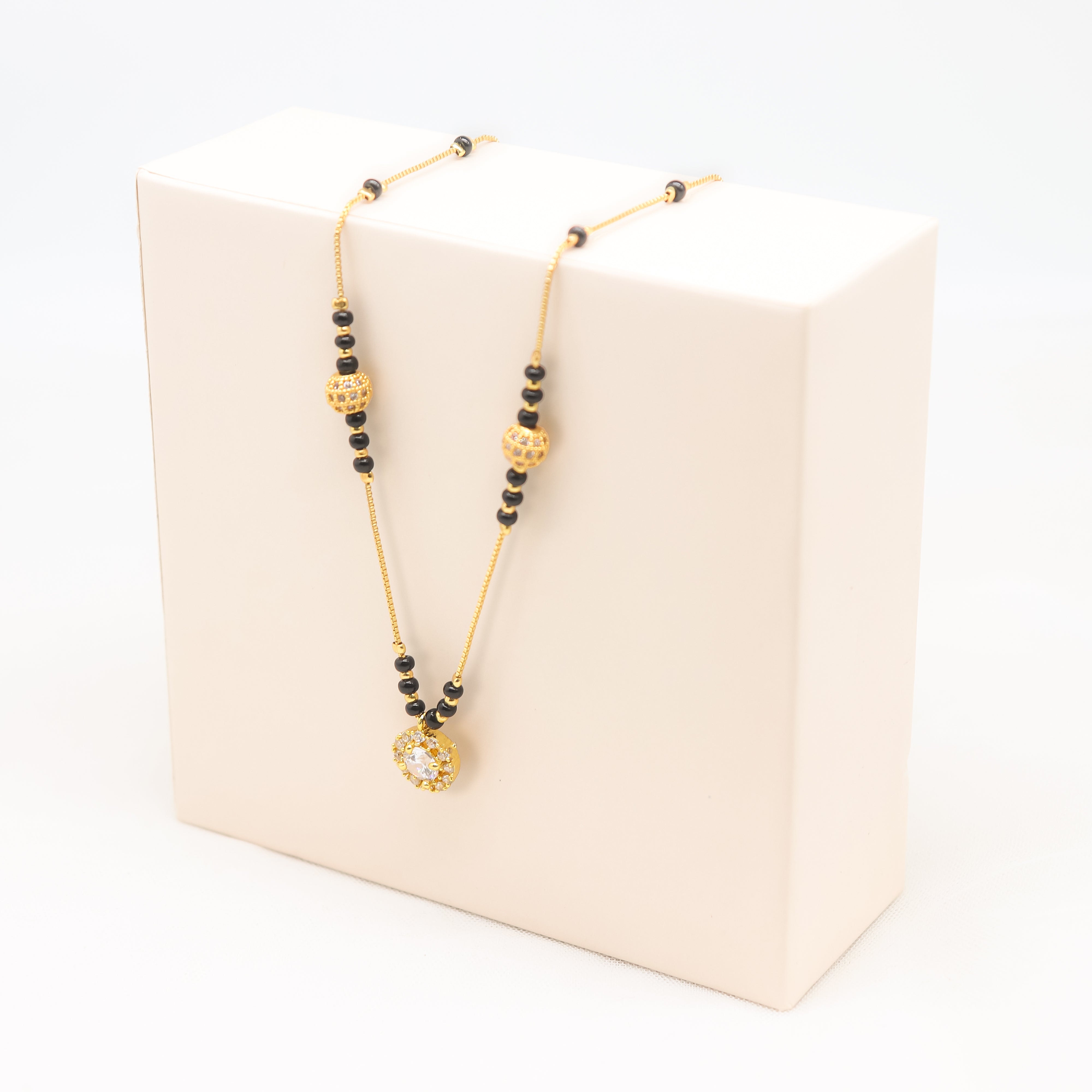 Aanyvi Gold Plated Mangalsutra