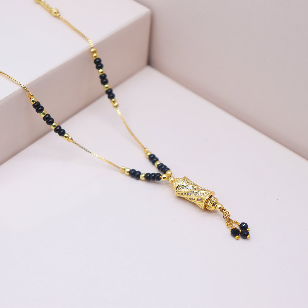 Ishita Gold Plated Mangalsutra
