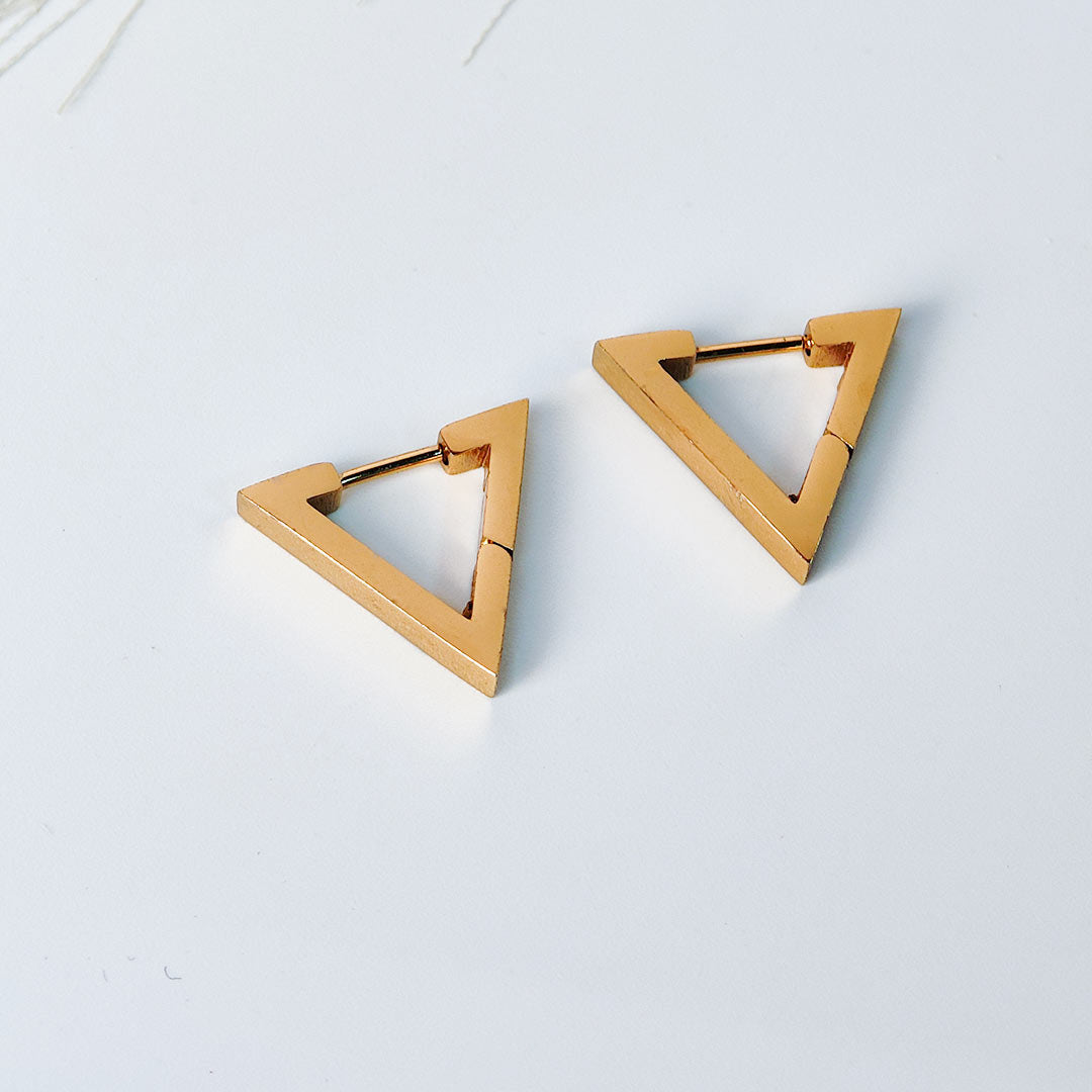 Krishniya Gold plated Hoops Earings