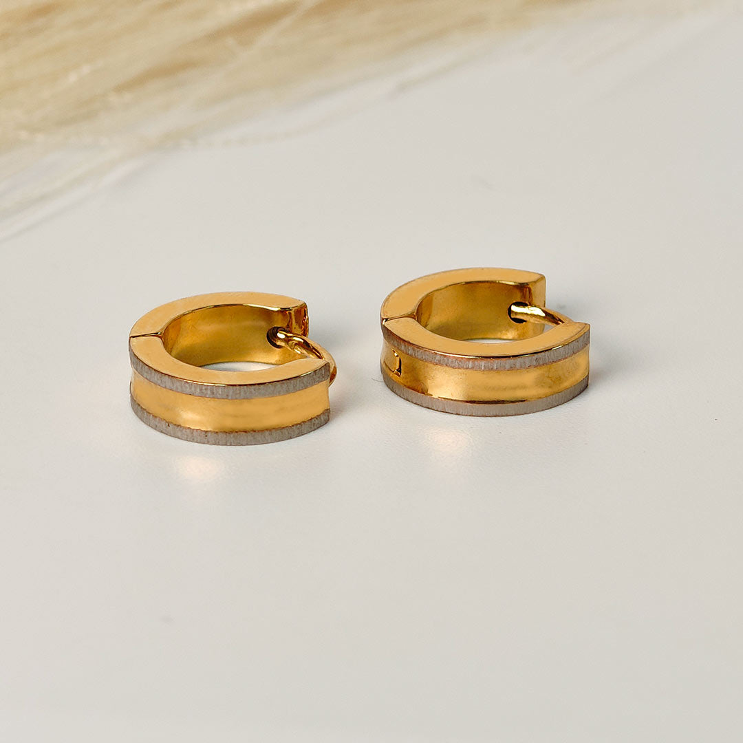Nivanya Gold plated Hoops Earings