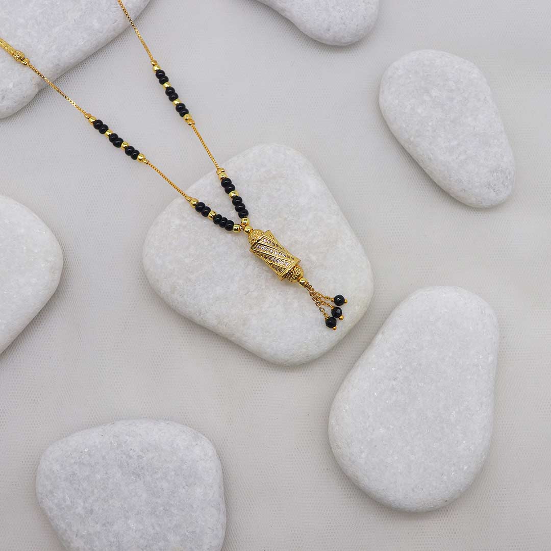 Ishita Gold Plated Mangalsutra