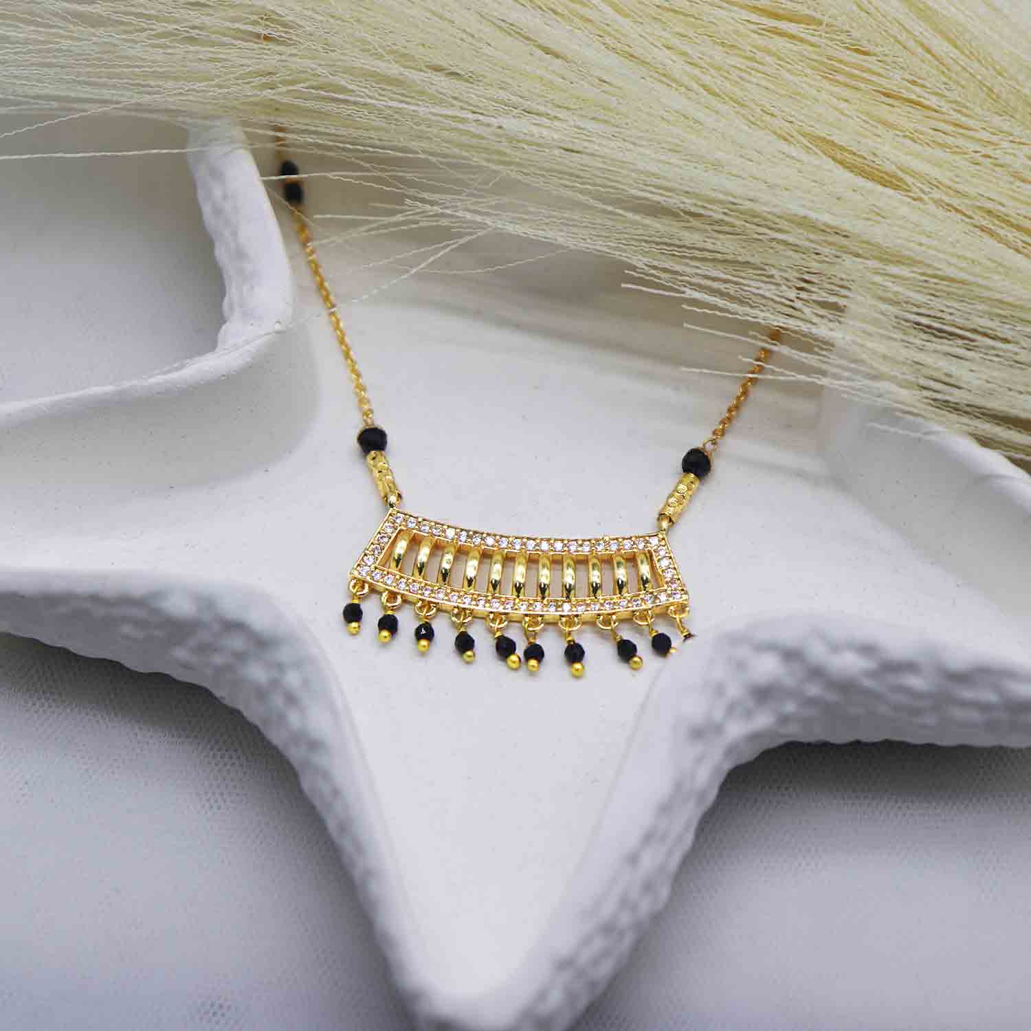 Amrita Gold plated Mangalsutra