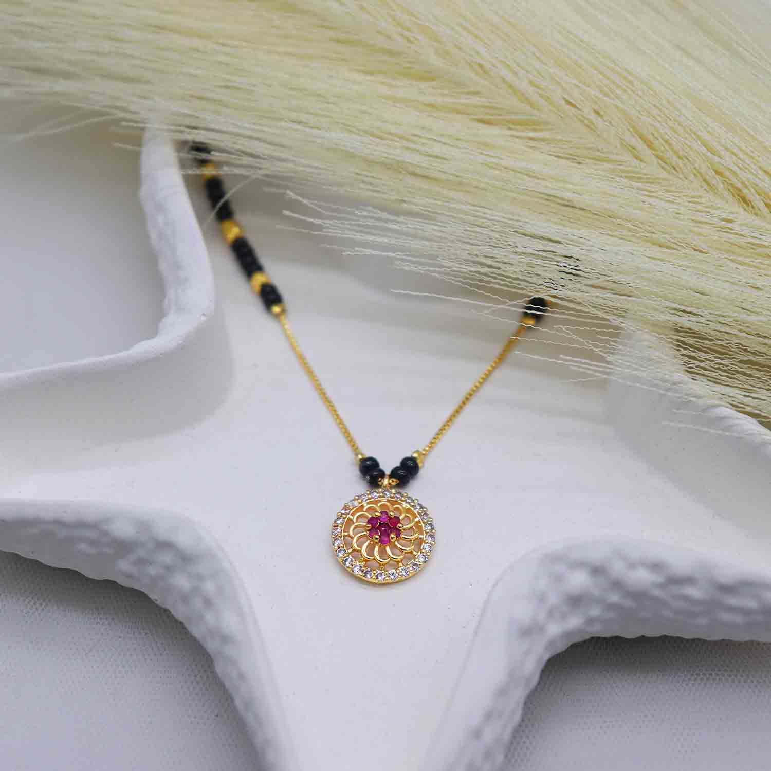 Akanksha Gold plated Mangalsutra