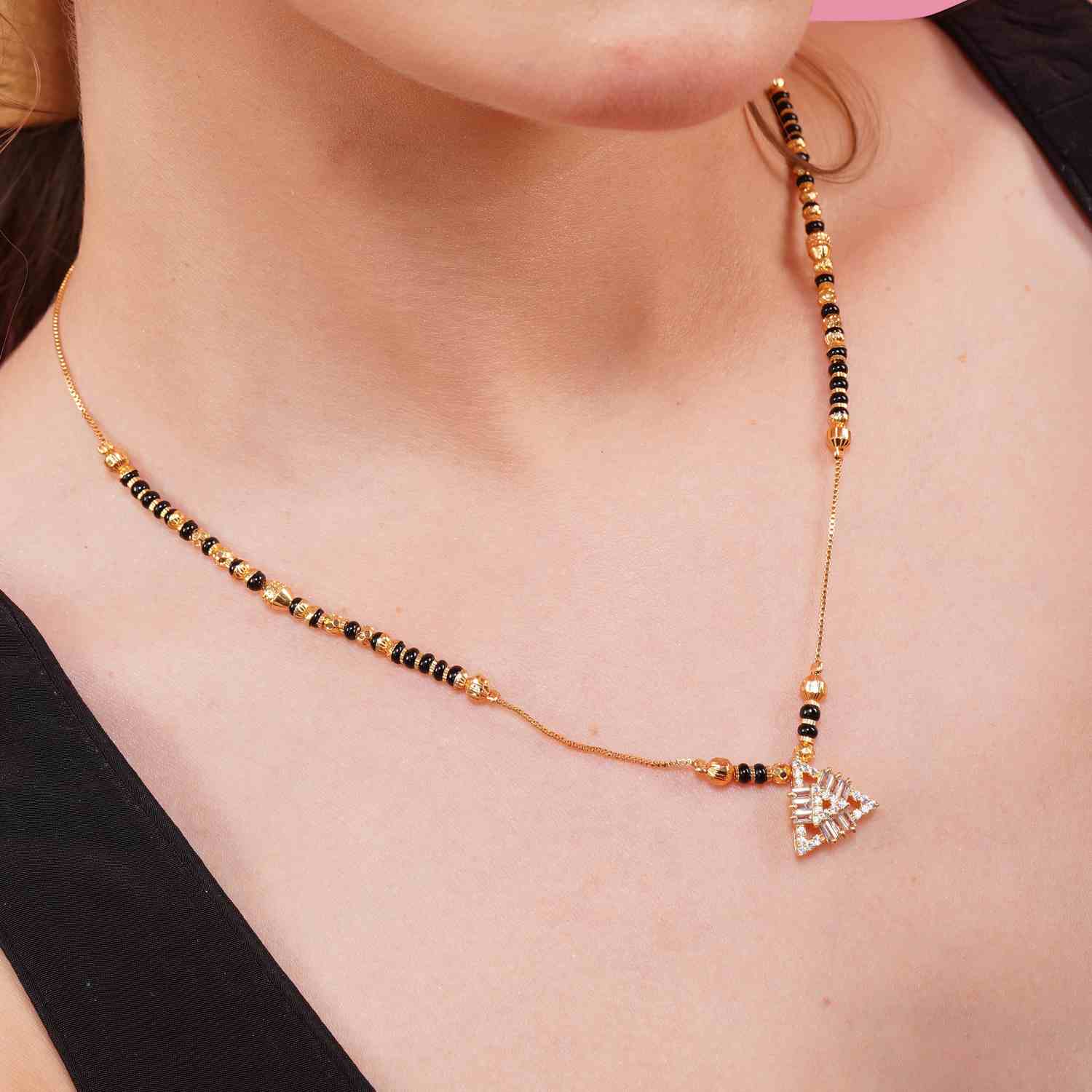 Minimalistic Mangalsutra for Women gold plated
