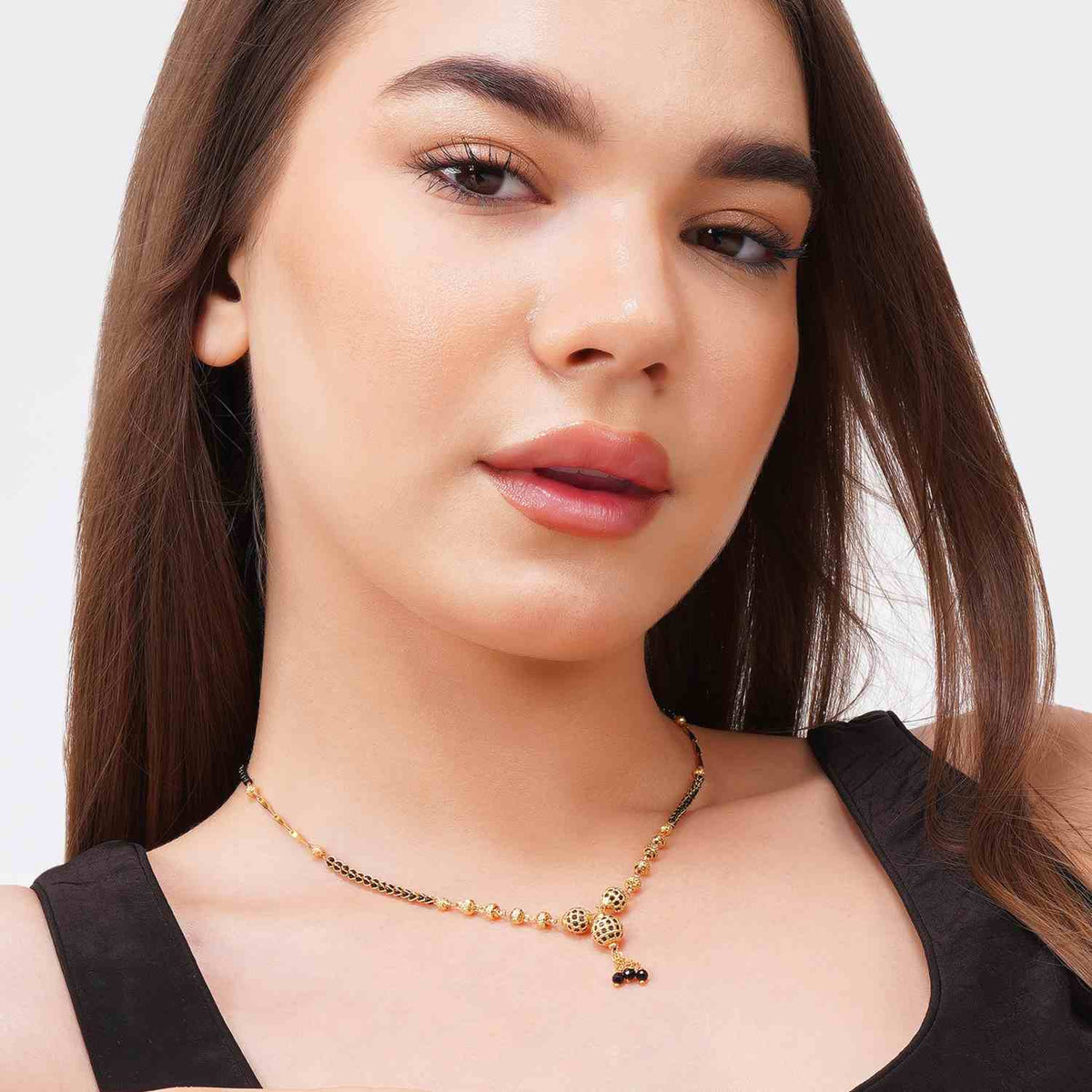 Myra gold plated mangalsutra