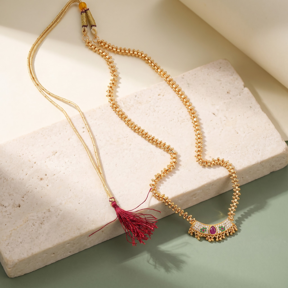 Tanvi Gold Plated Necklace